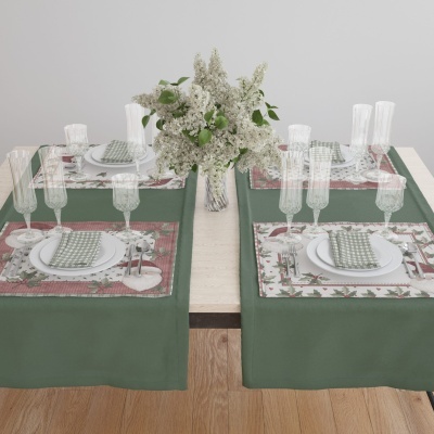 Tecido Fuxicos Noel No Camafeu Vermelho 150cm