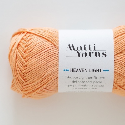 Matti Yarns- Fio Heaven Light 50gr Cor Laranja