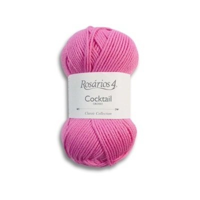 Rosários 4- Cocktail Grosso Cor Rosa Chiclete