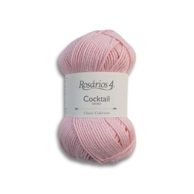 Rosários 4- Cocktail Grosso Cor Rosa bebé
