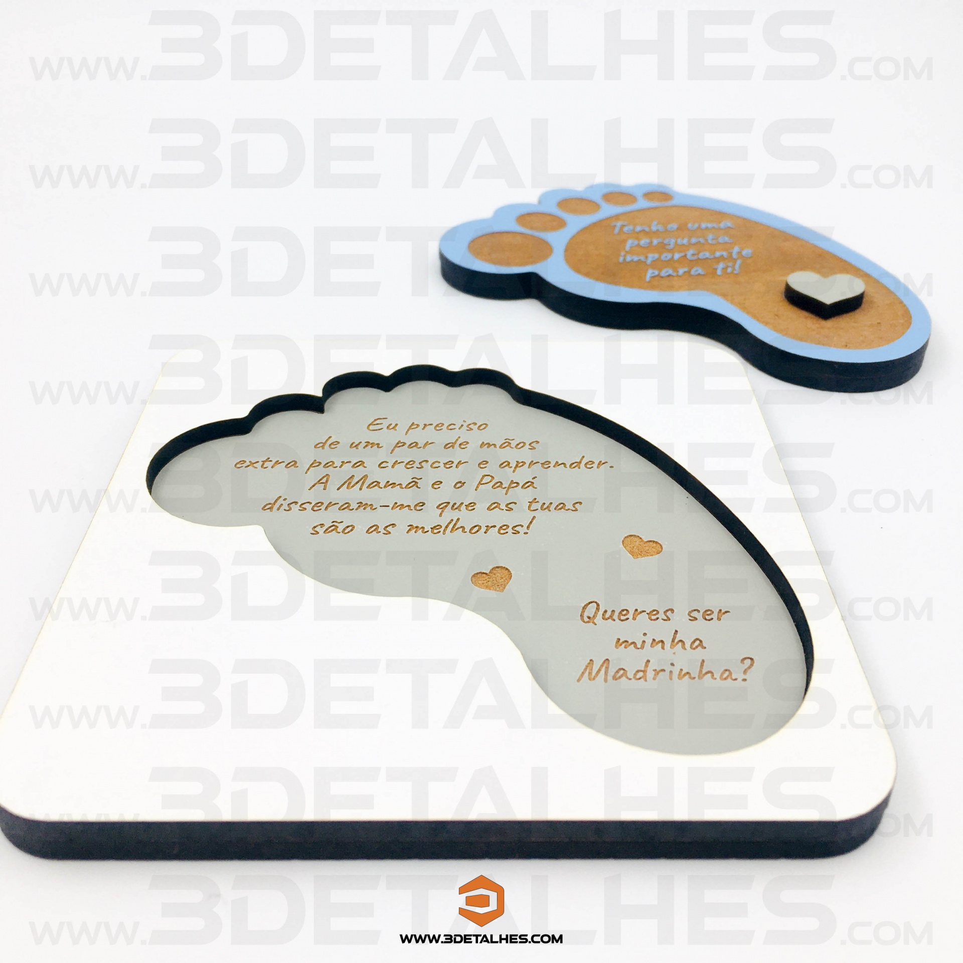 Convite/Lembrança Pé de Bebé