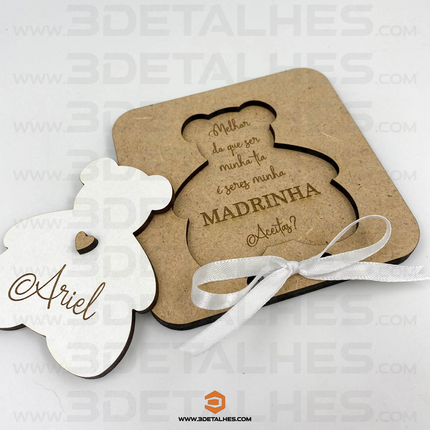 Convite/Lembrança Urso