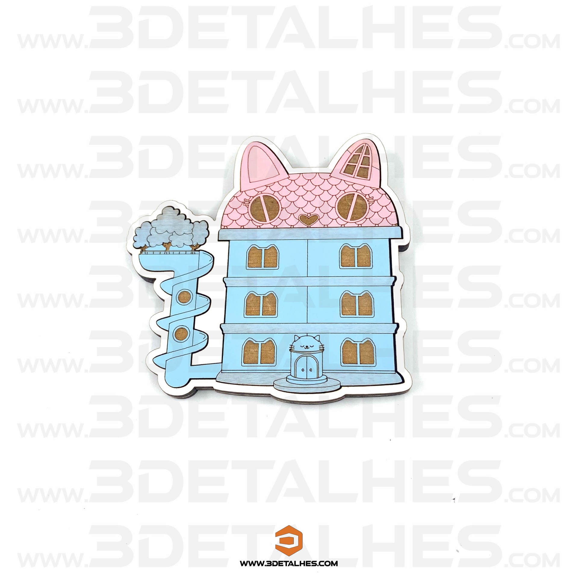 Lembrança Íman - Tema Casa da Gabby