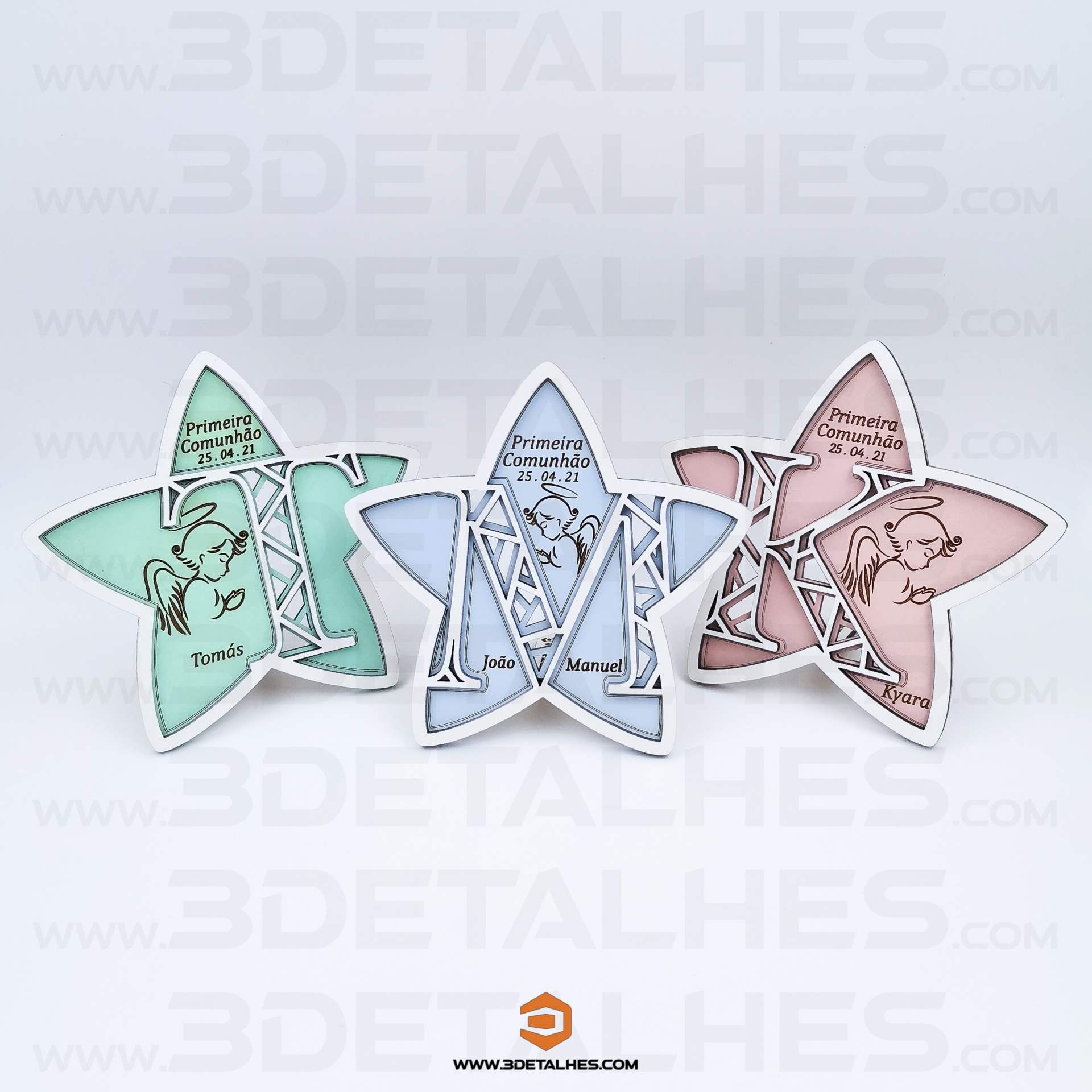 Lembrança Estrela com Inicial