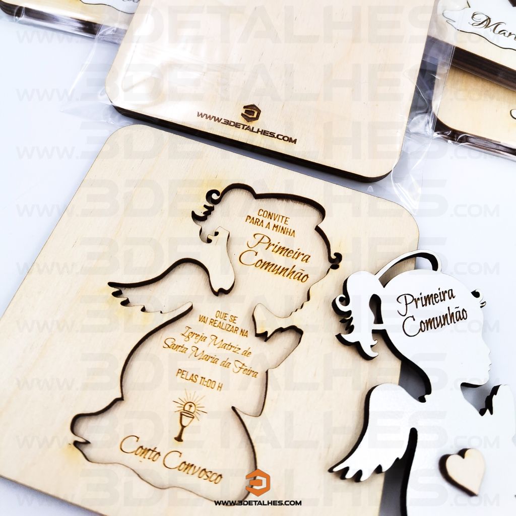 Convite/Lembrança Anjinho