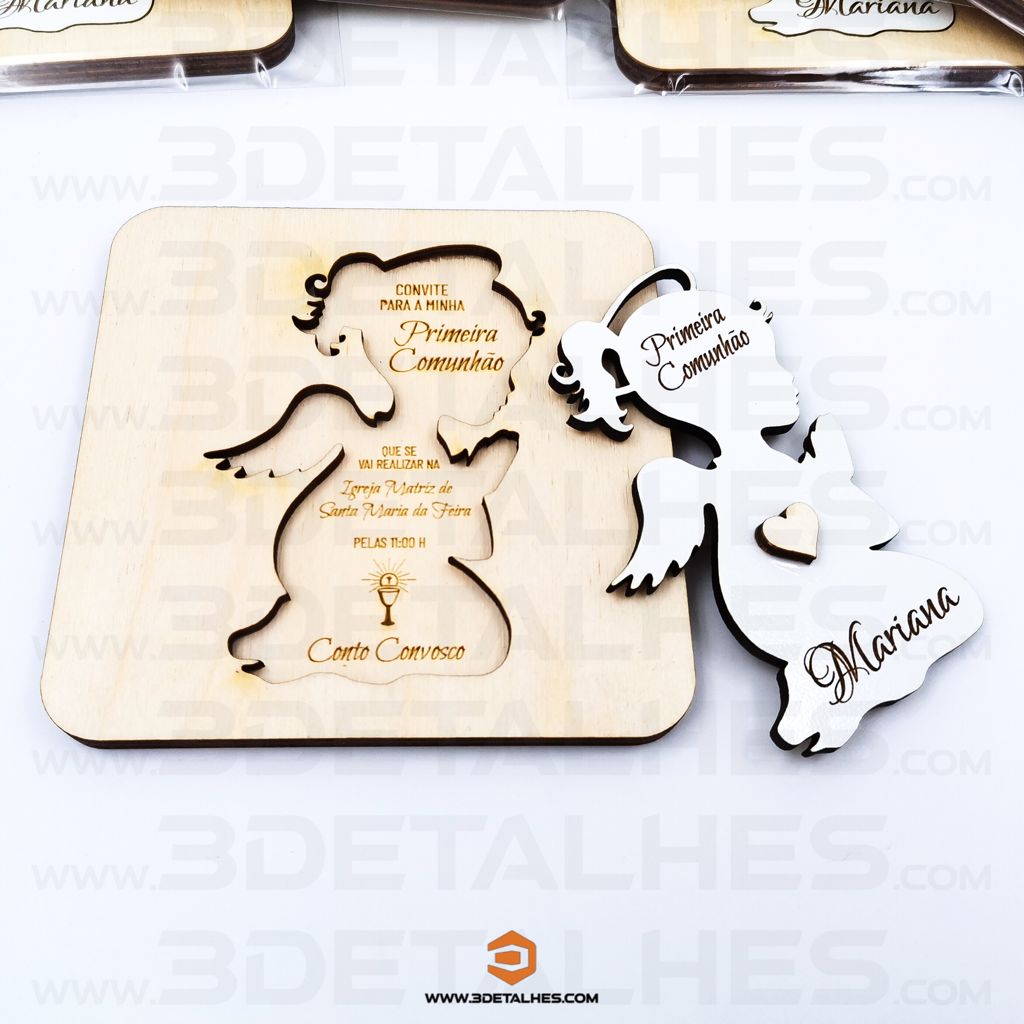 Convite/Lembrança Anjinho