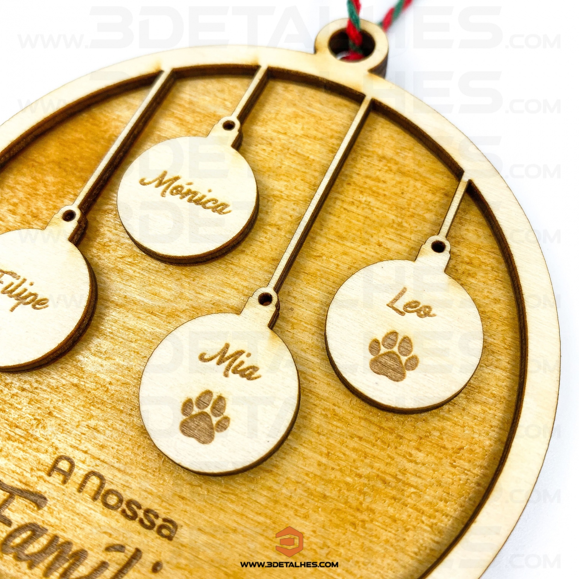 Bola de Natal - A Nossa Família