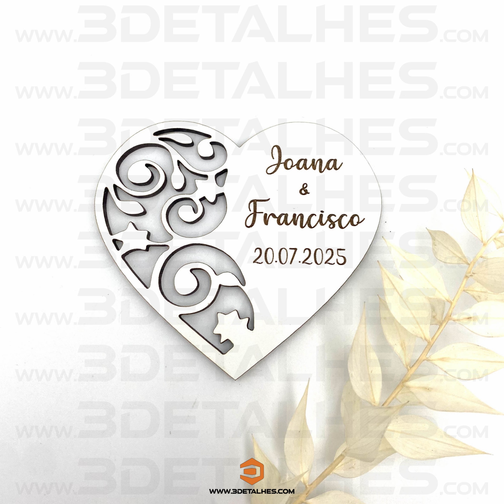 Lembrança Coração (íman)