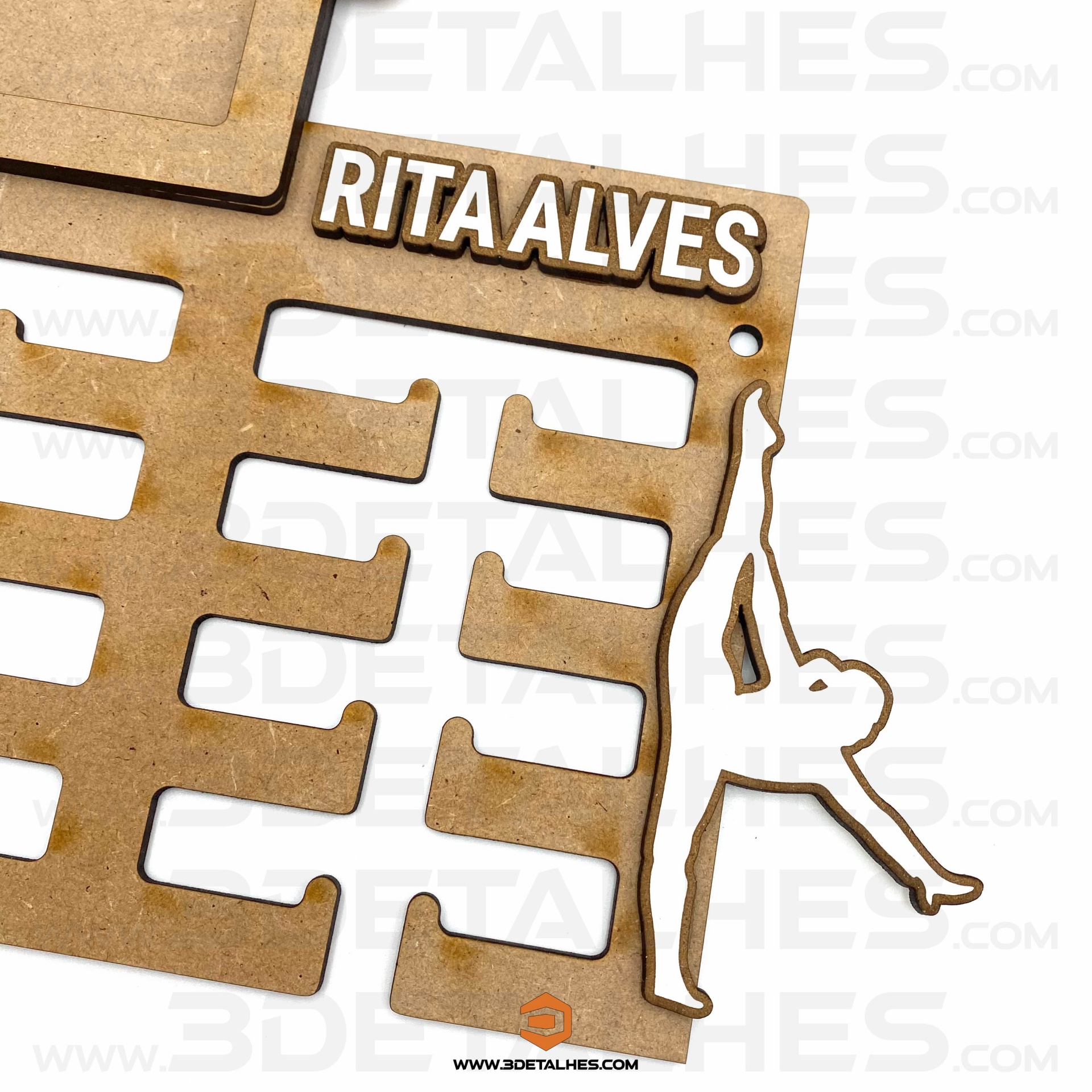 Suporte de Medalhas com Moldura