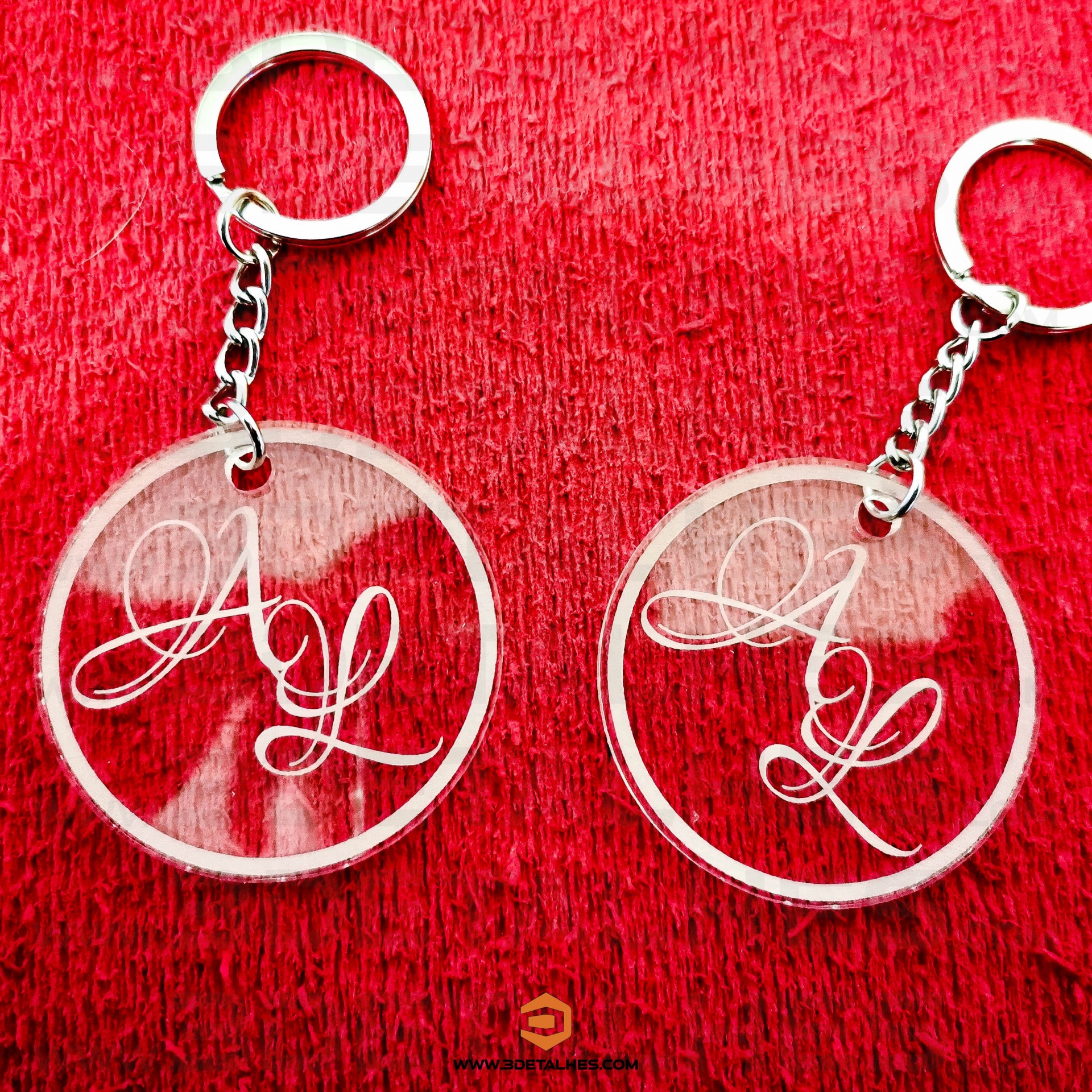 Porta Chave com Iniciais