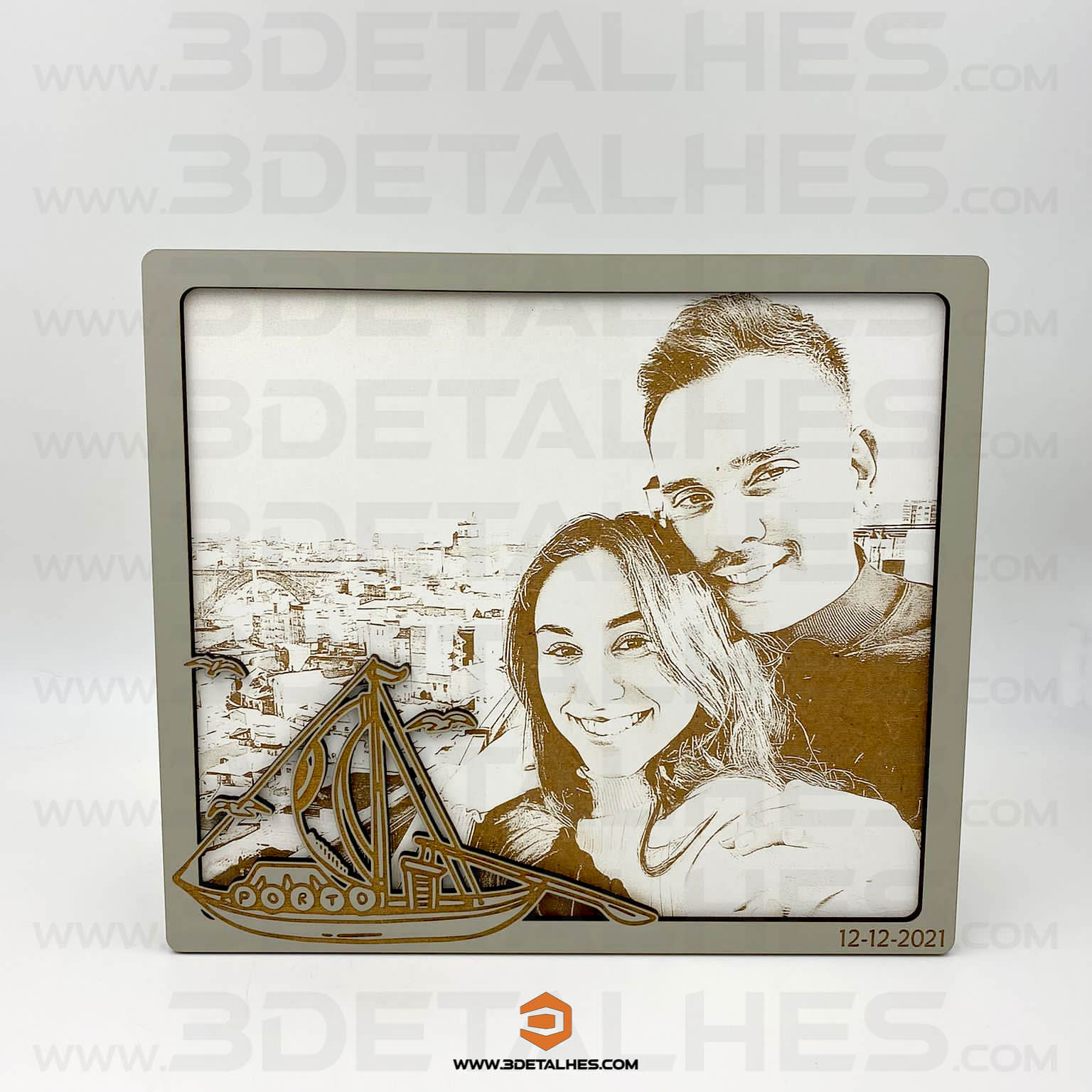 Moldura com Desenho 3D