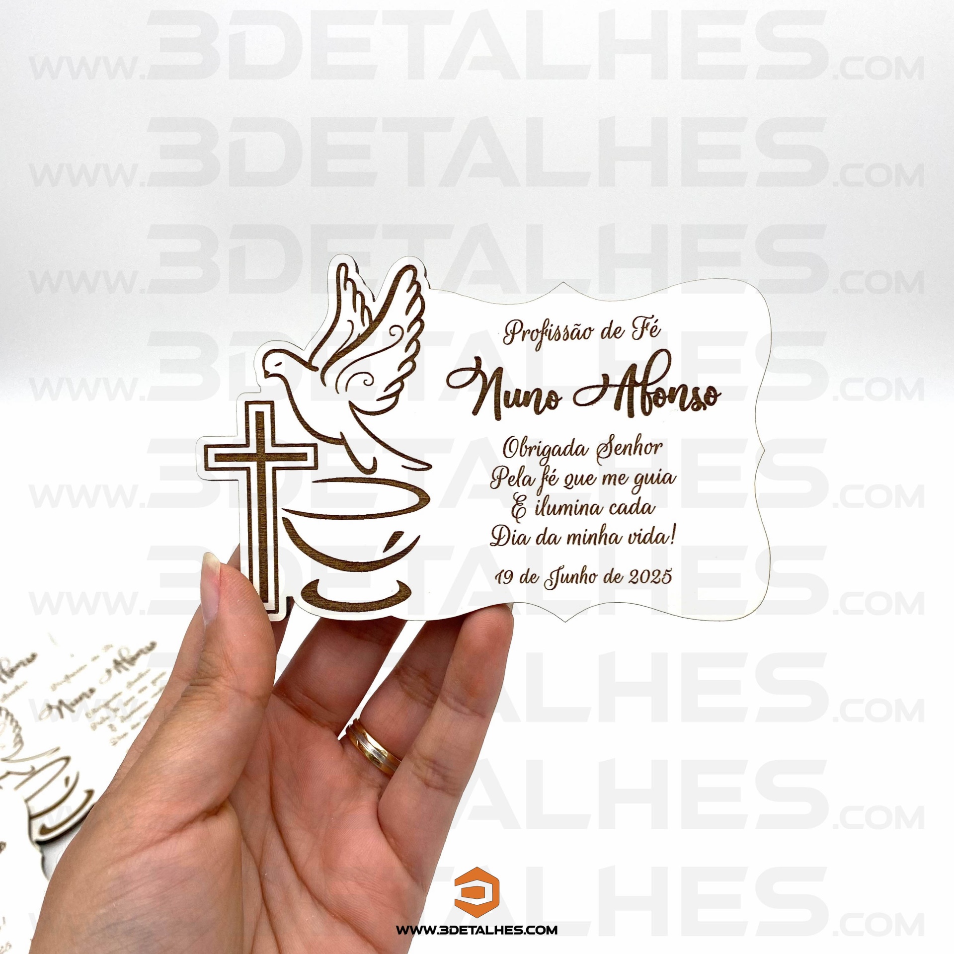 Lembrança Pomba, Cálice e Cruz