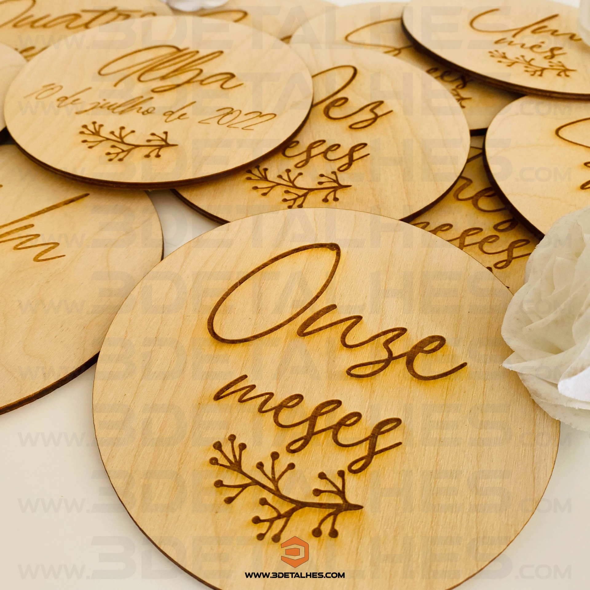 Placas de Nascimento de 1-12 meses