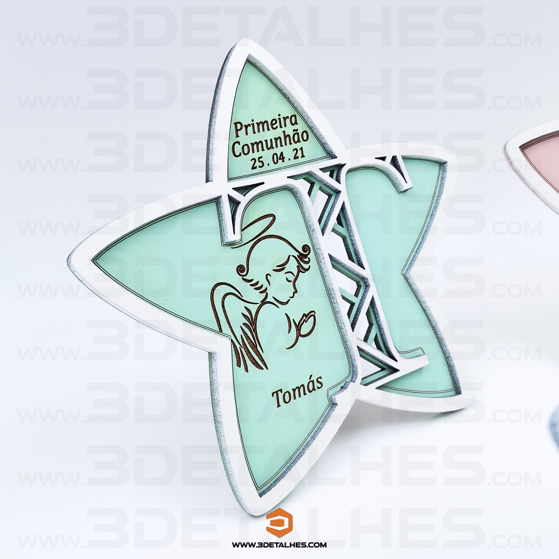 Lembrança Estrela com Inicial