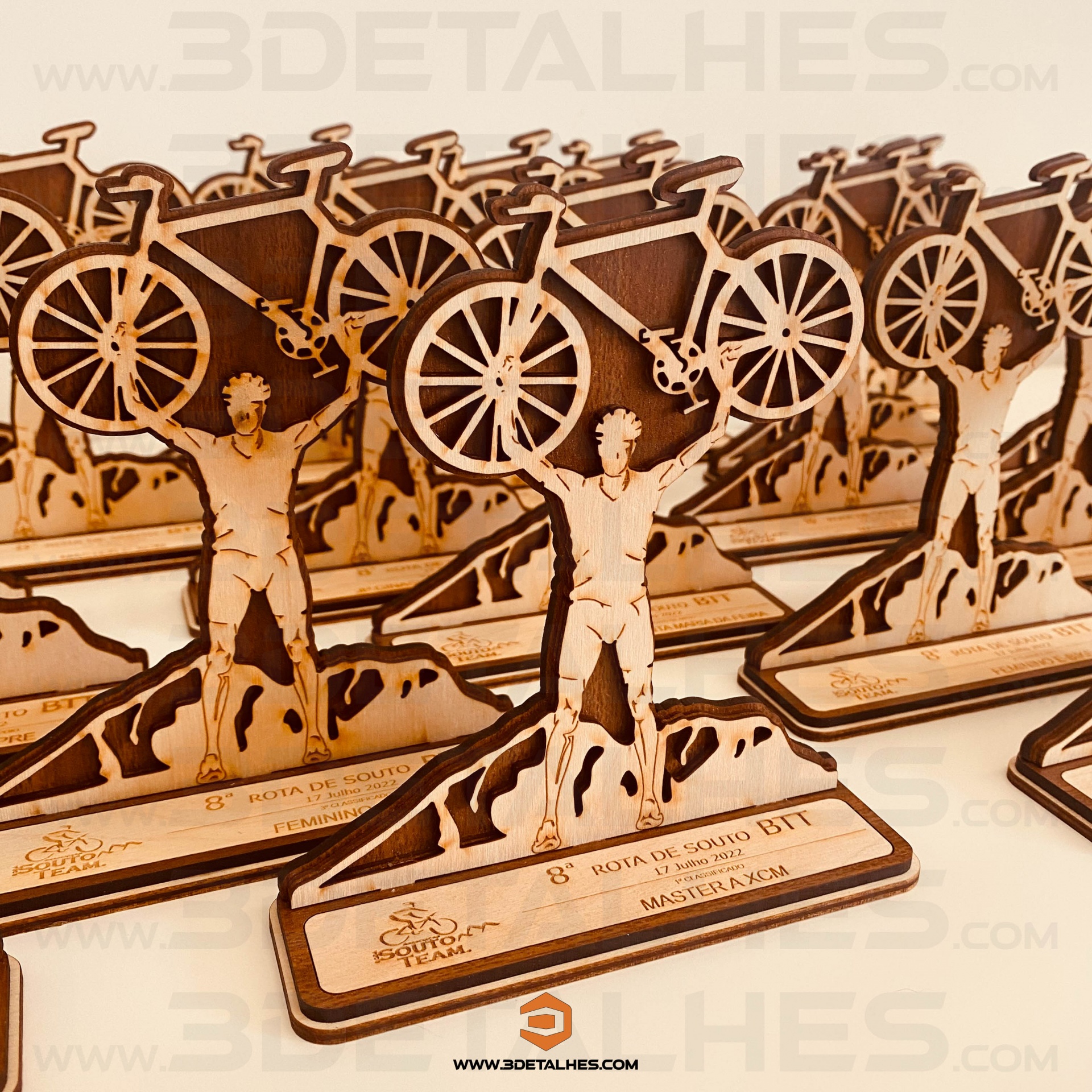 Troféu BTT - Contraplacado