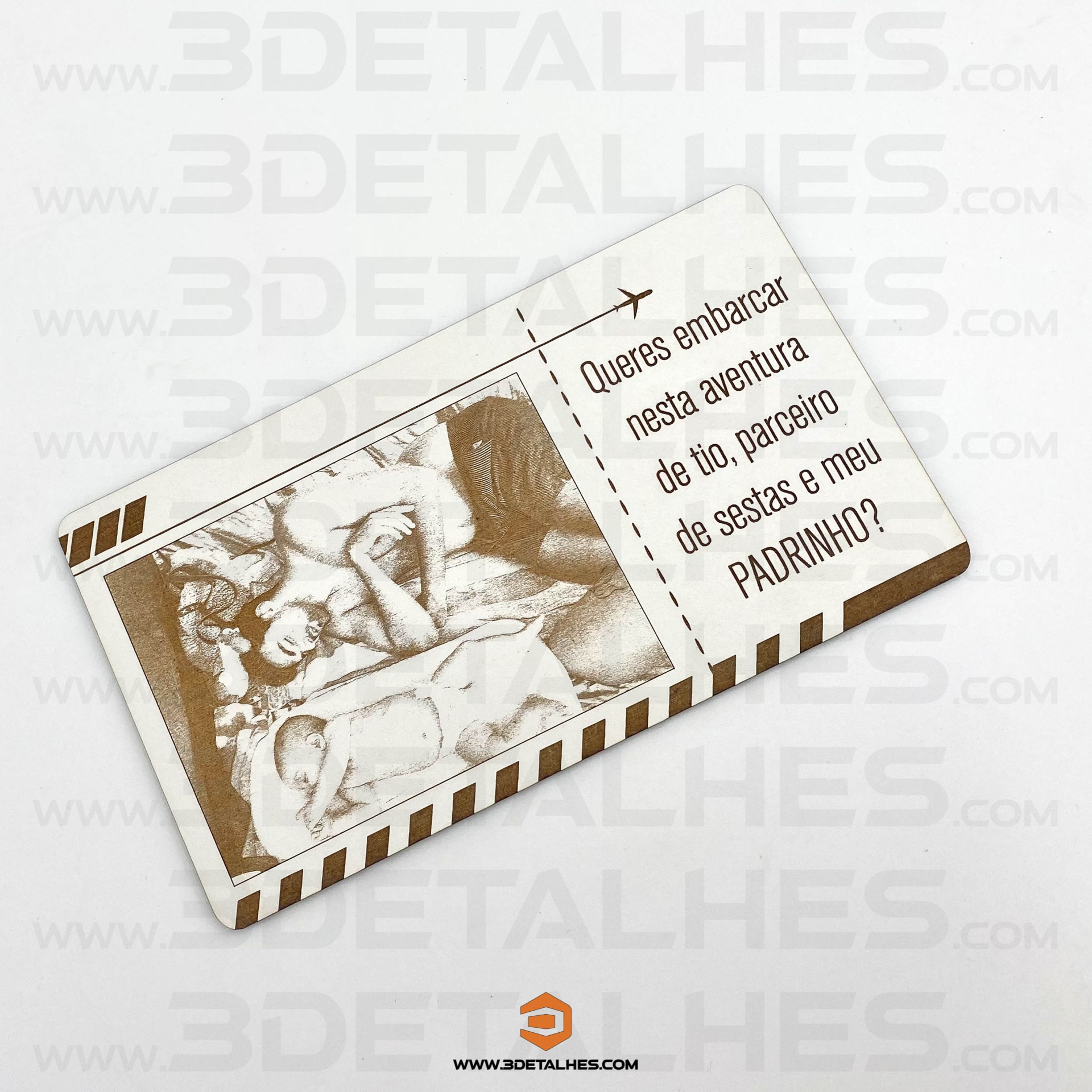 Bilhete - Convite Padrinhos