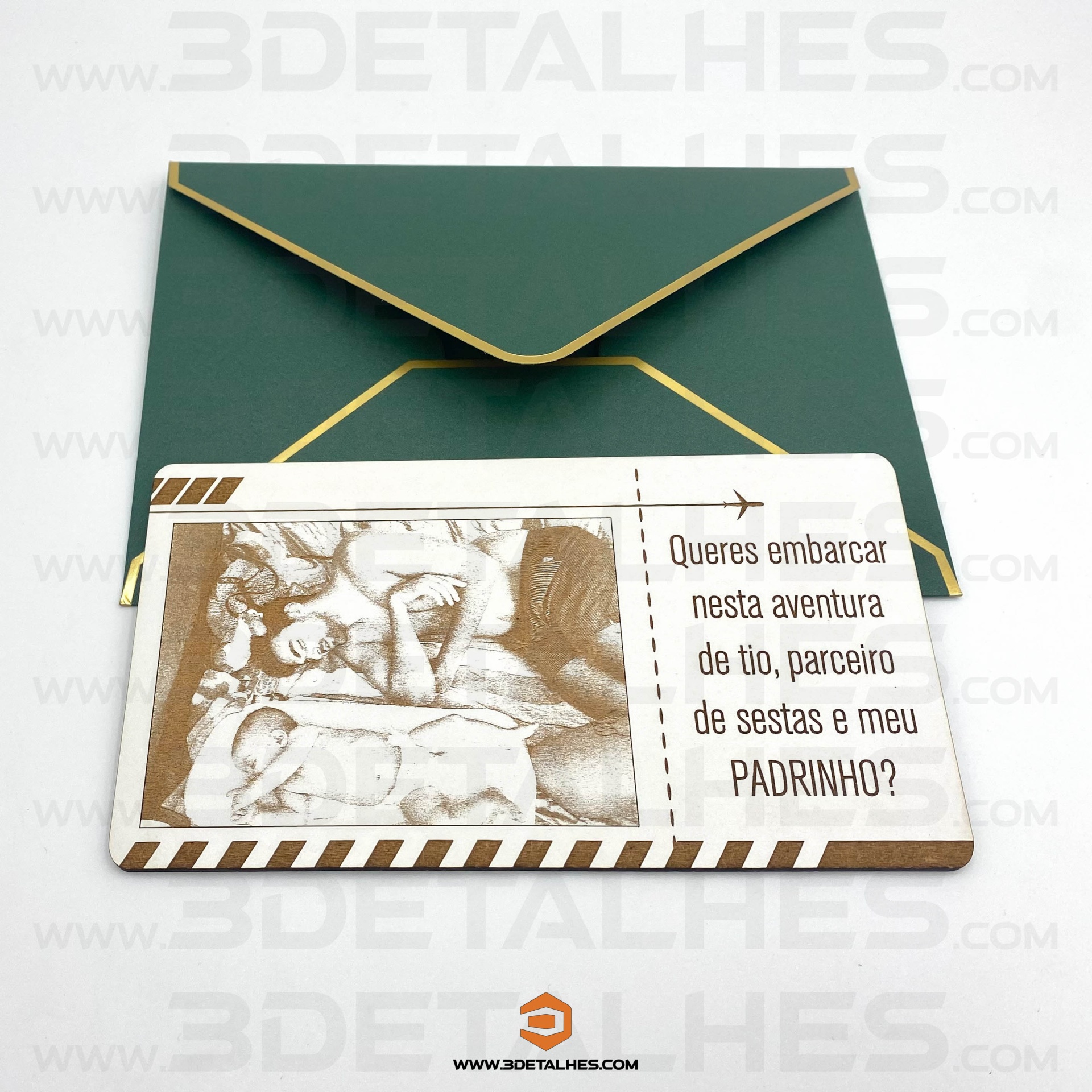 Bilhete - Convite Padrinhos