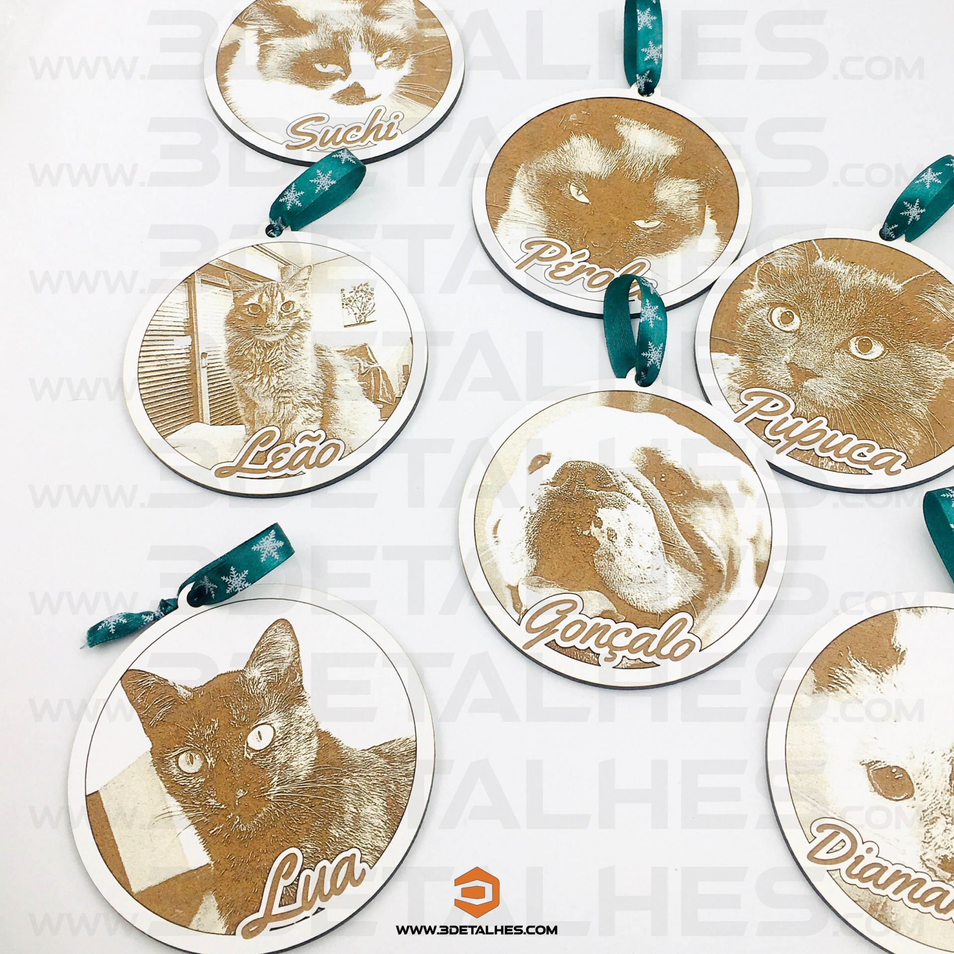 Bola de Natal com Fotografia