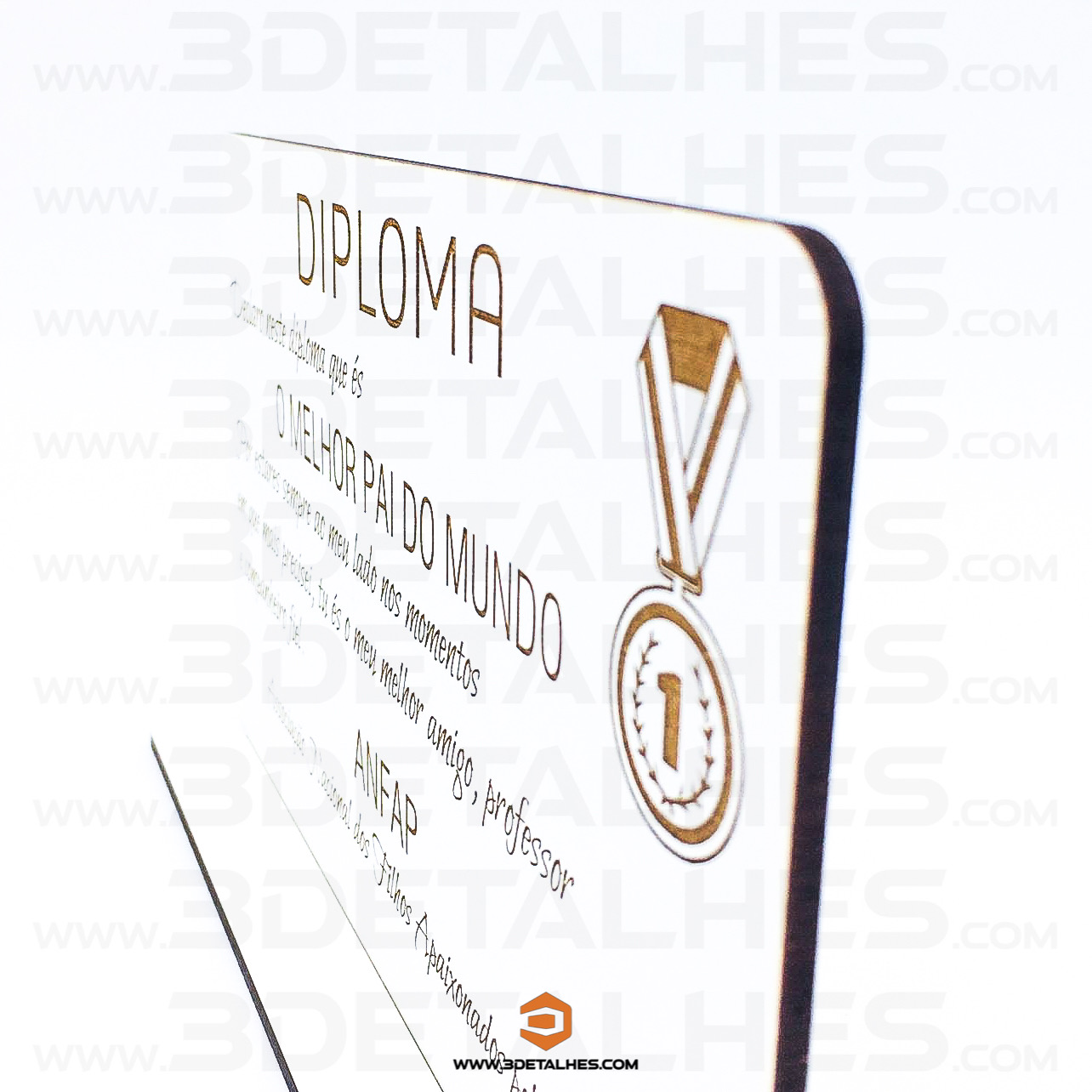 Diploma o Melhor Pai do Mundo