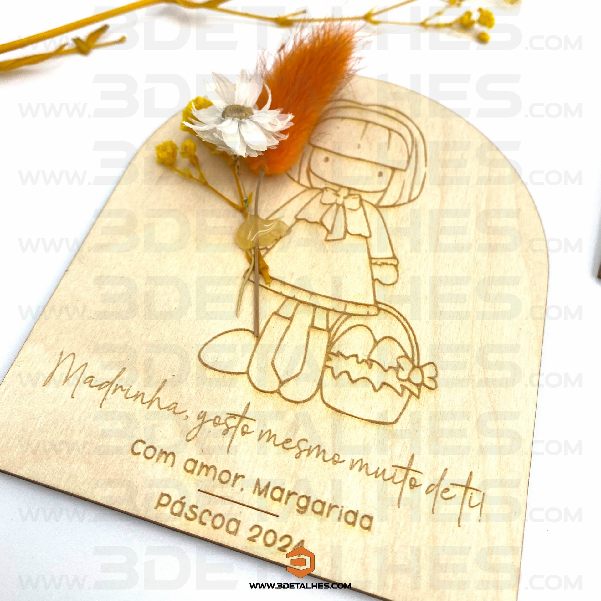 Íman "Flores com Amor"