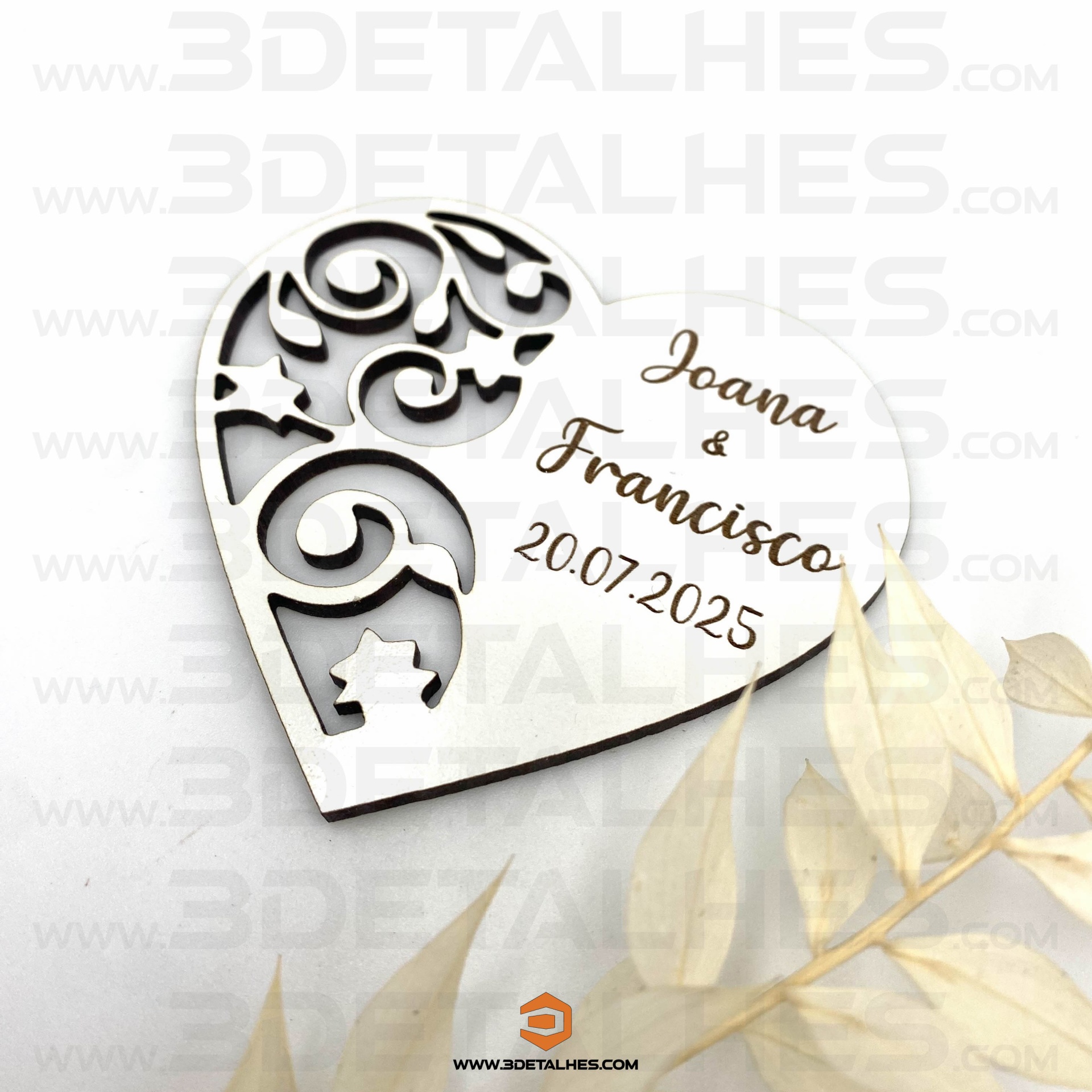 Lembrança Coração (íman)