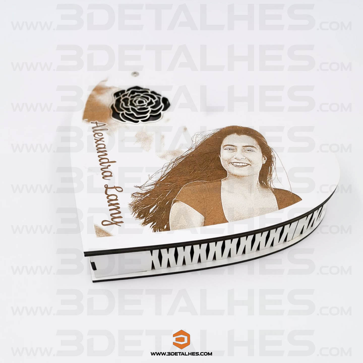 Caixa Coração com Fotografia