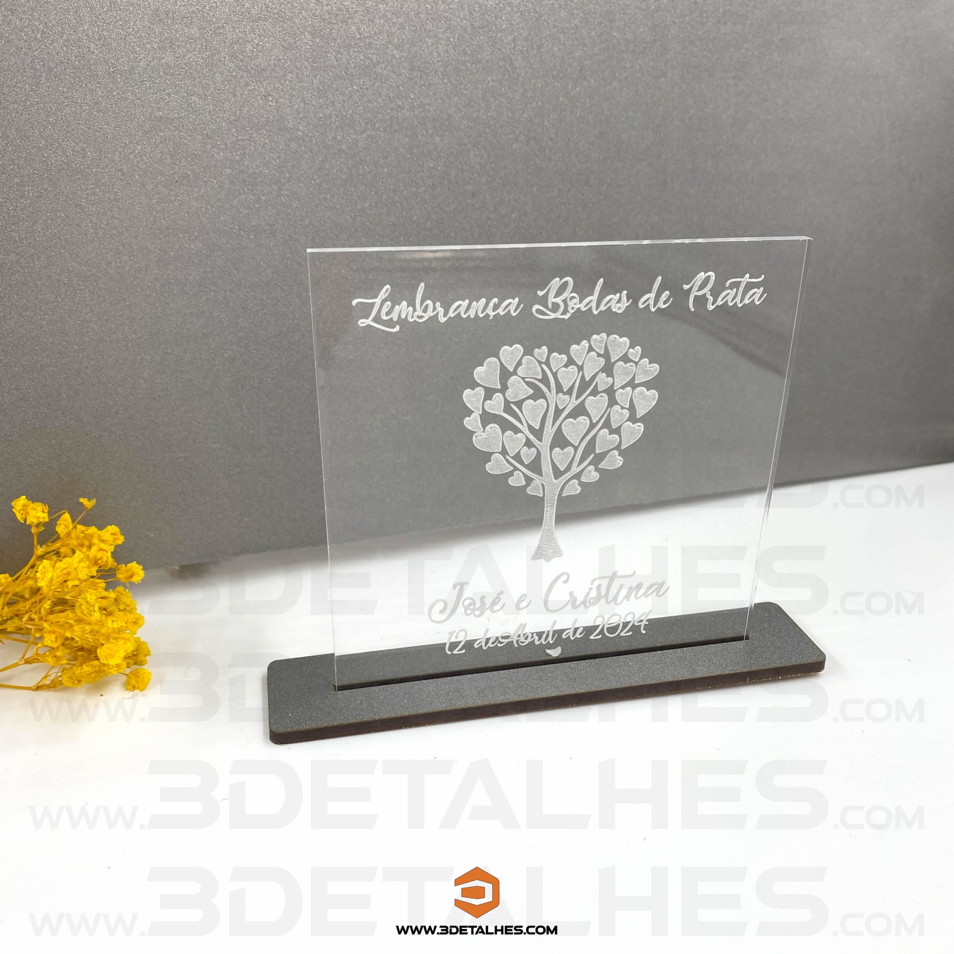 Lembrança Placa em Acrílico