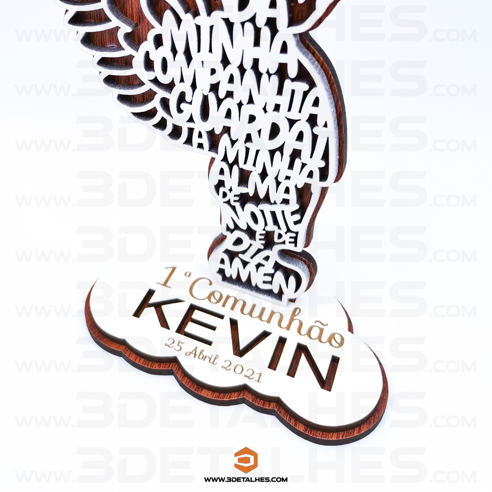 Lembrança Anjinho da Guarda - Primeira Comunhão