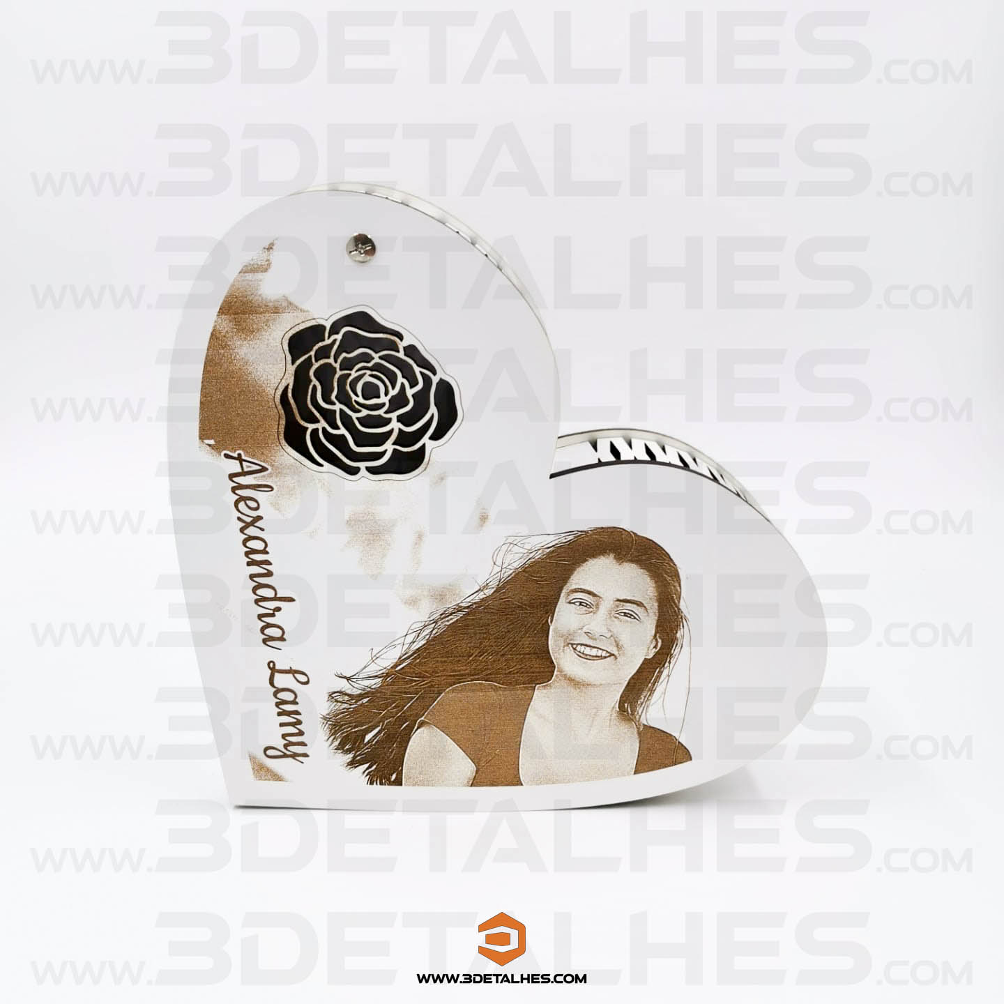 Caixa Coração com Fotografia