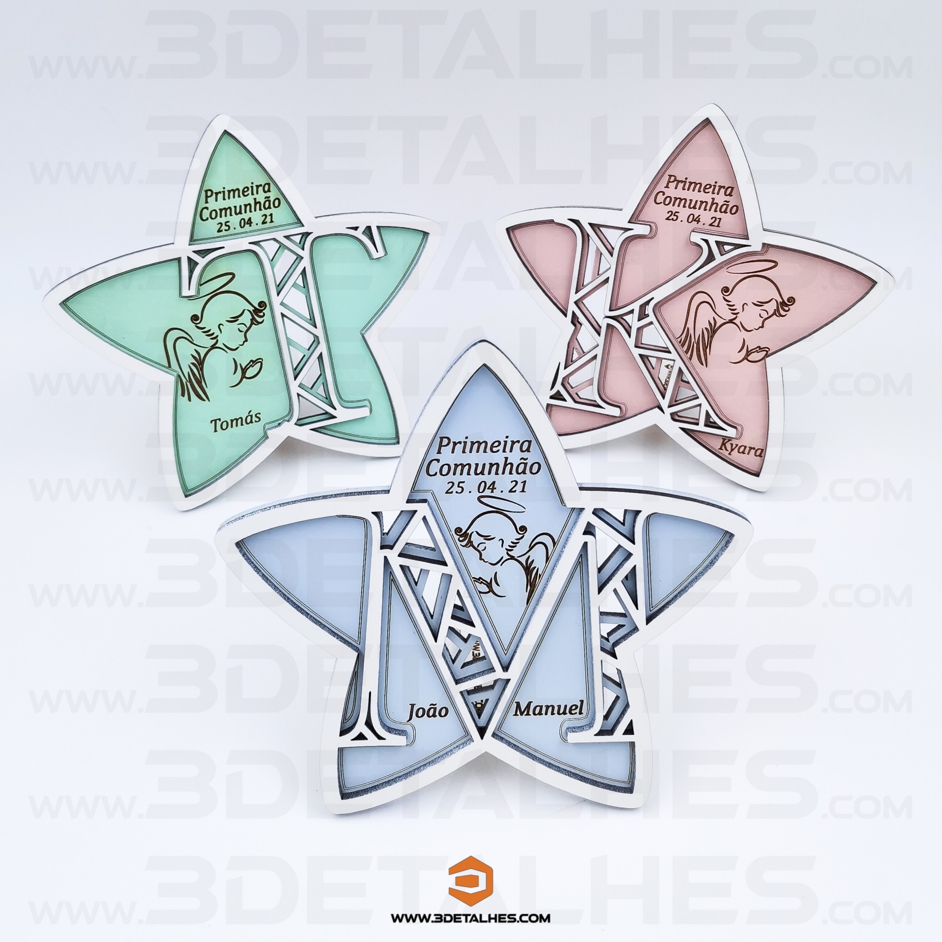 Lembrança Estrela com Inicial