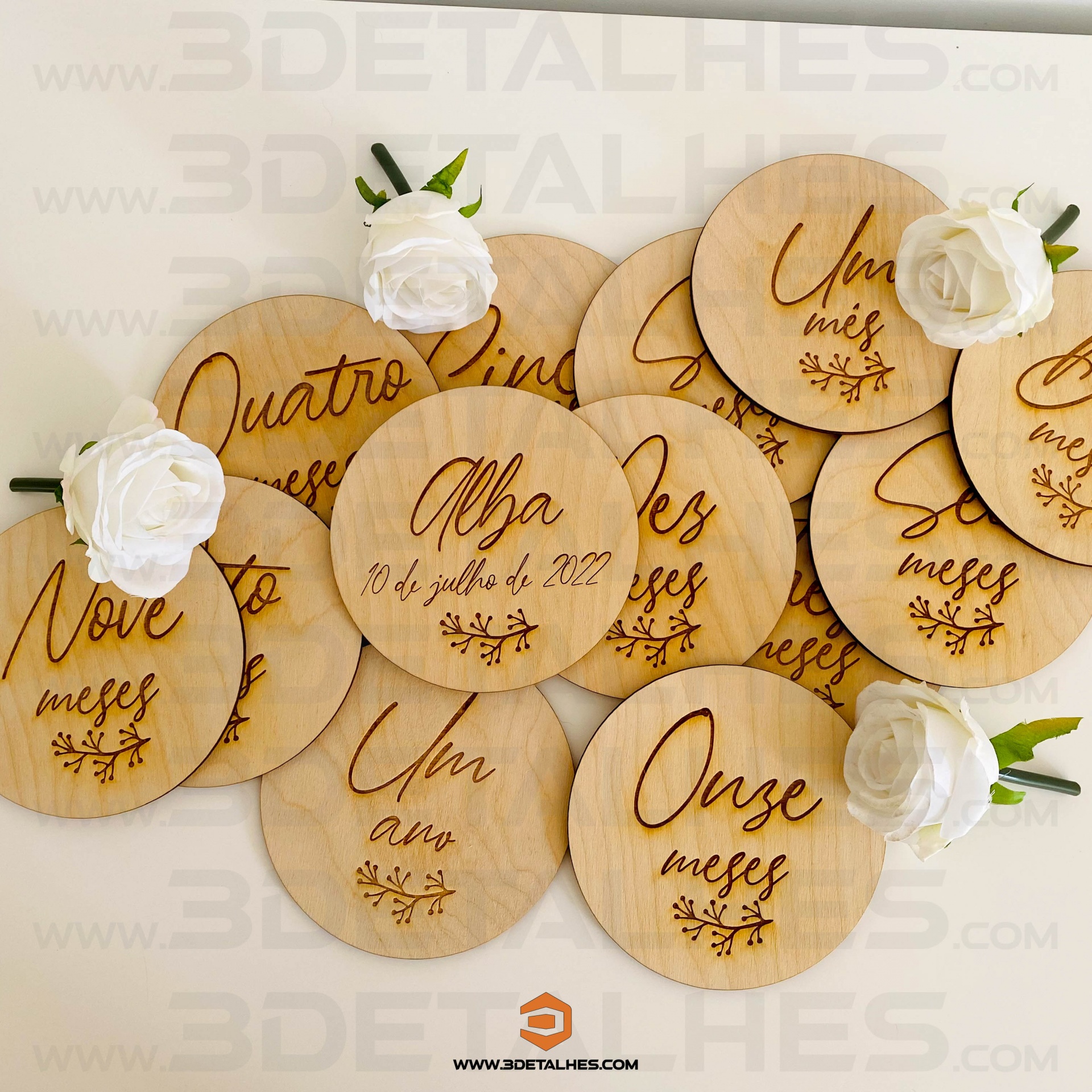 Placas de Nascimento de 1-12 meses