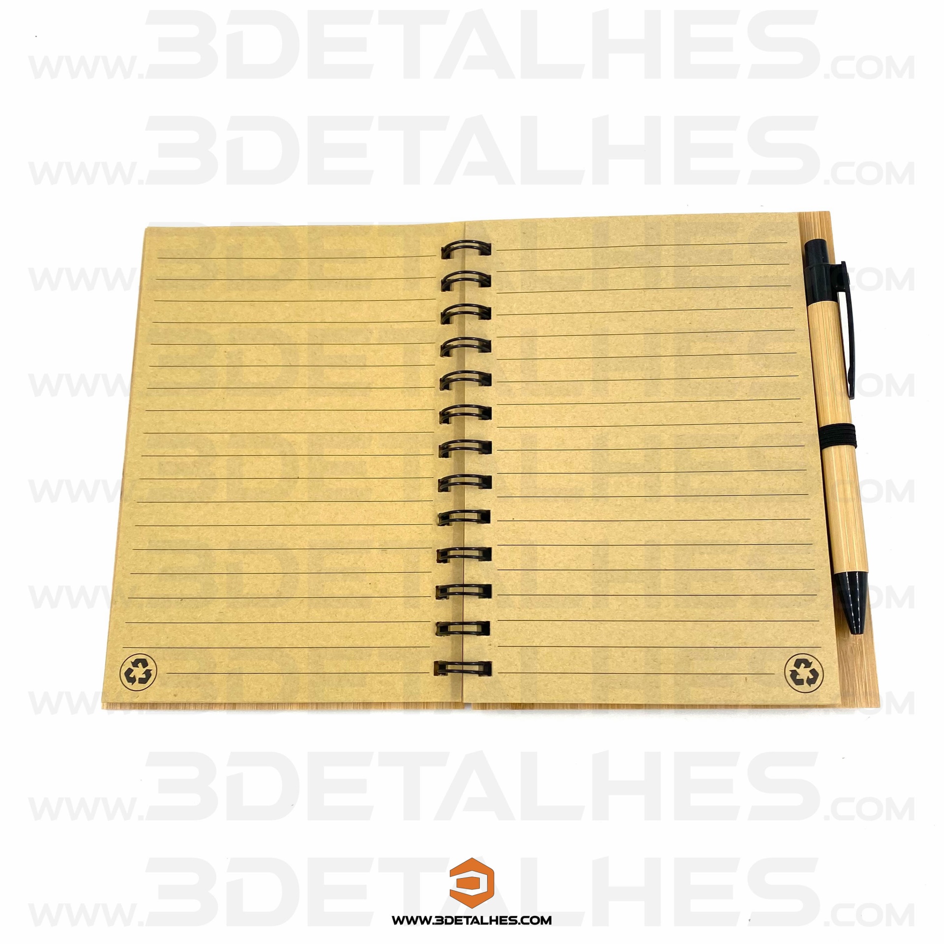 Caderno em Bambu - Natal