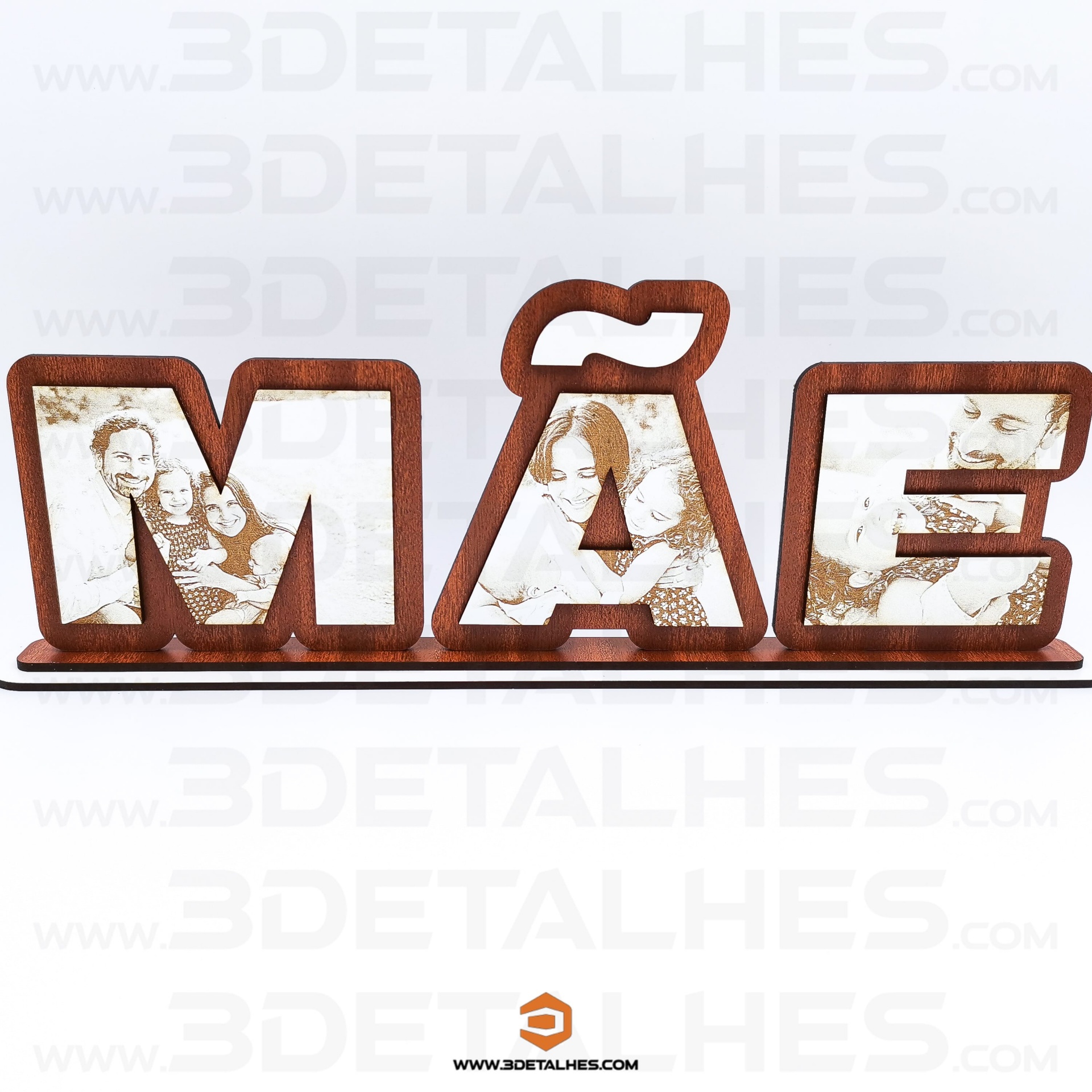 Peça Mãe com Fotografias Gravadas