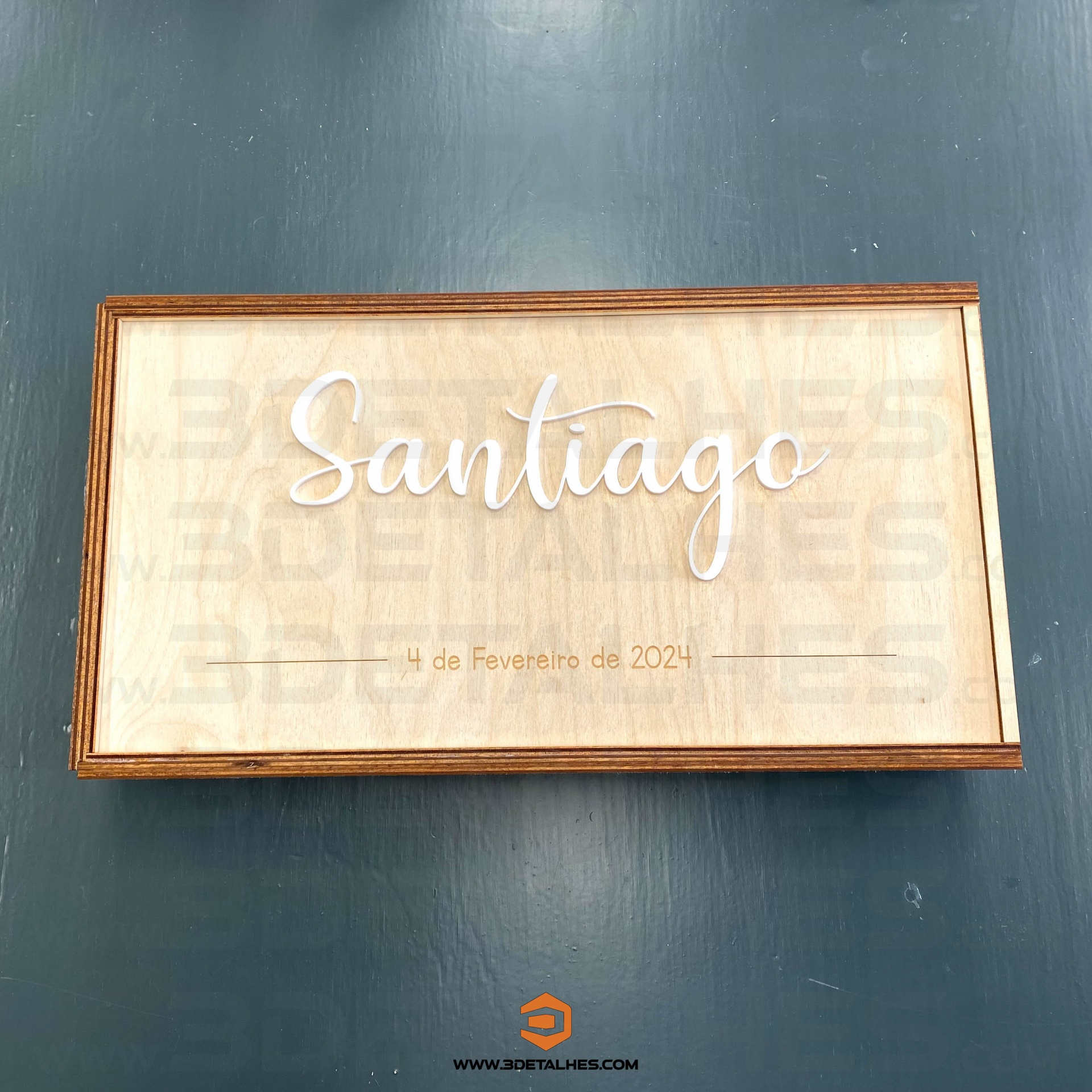 Caixa de Batismo em Contraplacado