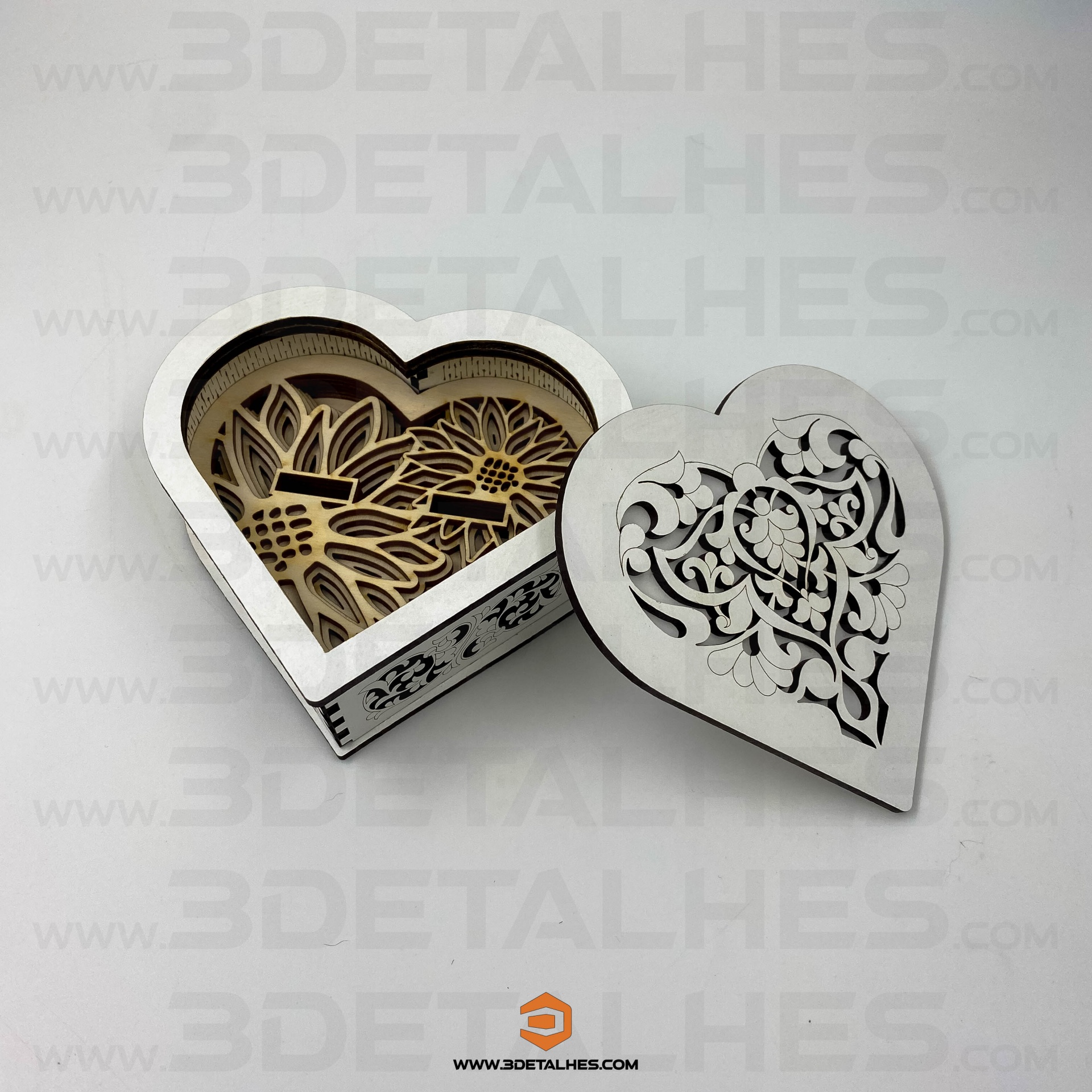 Porta Alianças Coração