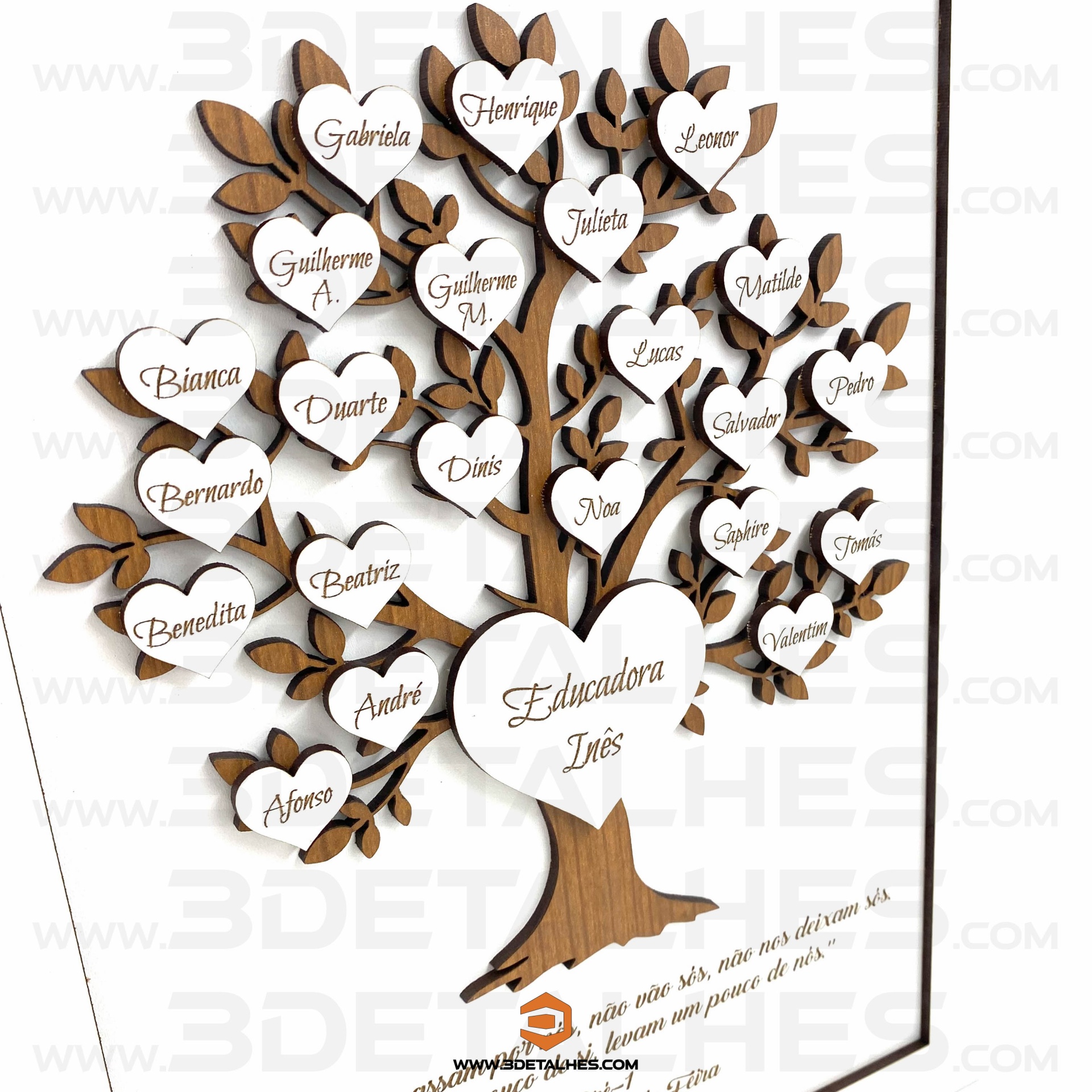 Quadro Árvore - Dedicatória