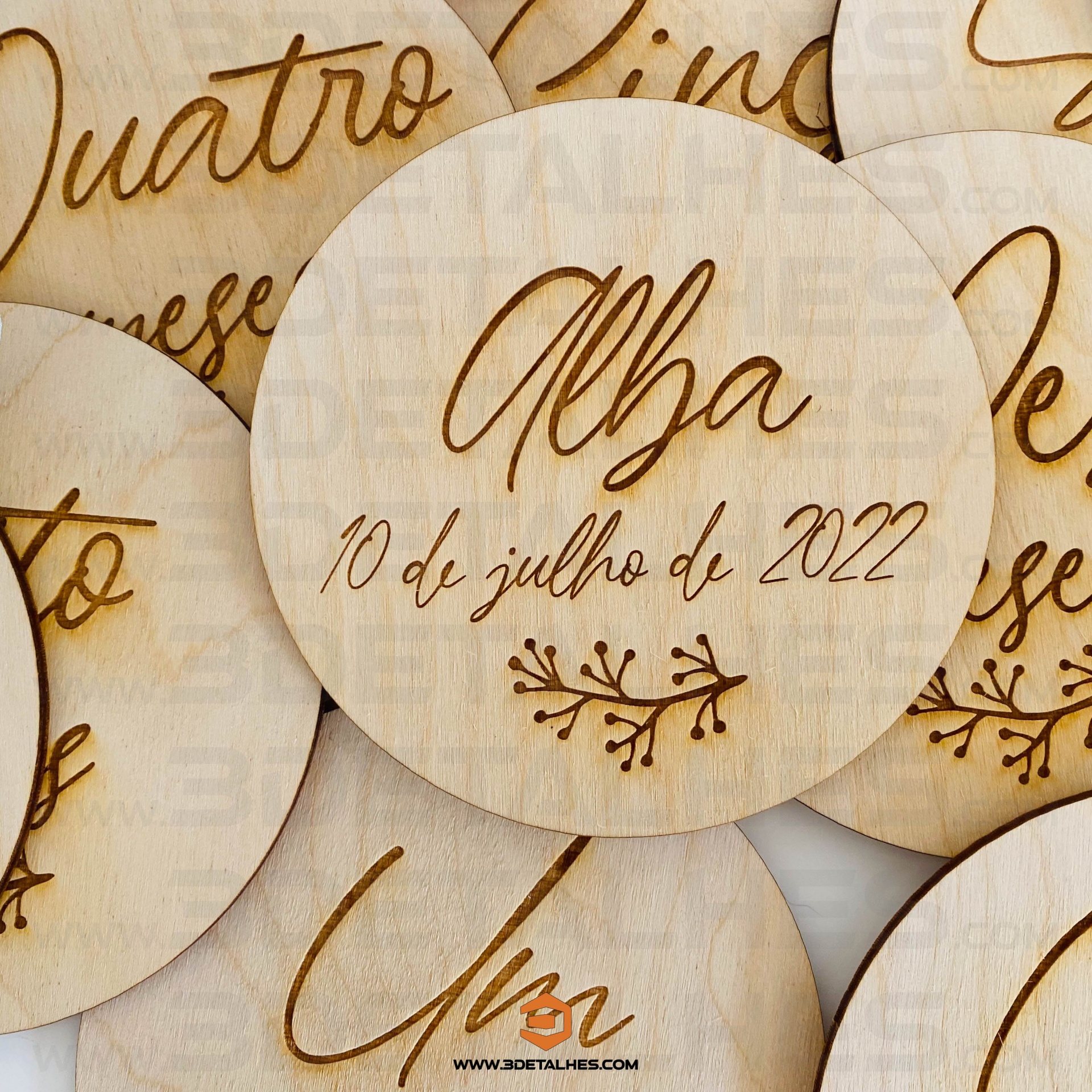 Placas de Nascimento de 1-12 meses