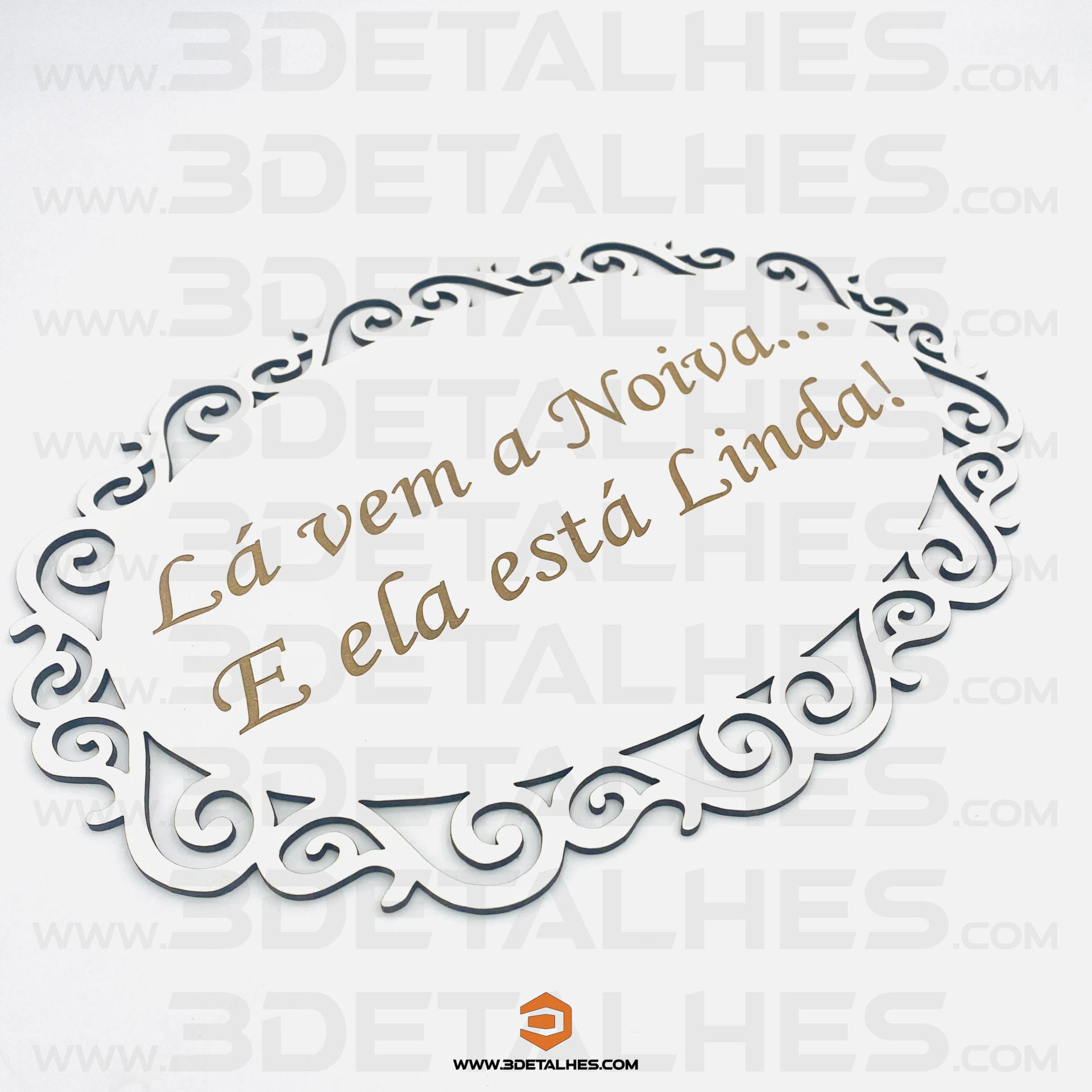 Placa Entrada Noivos