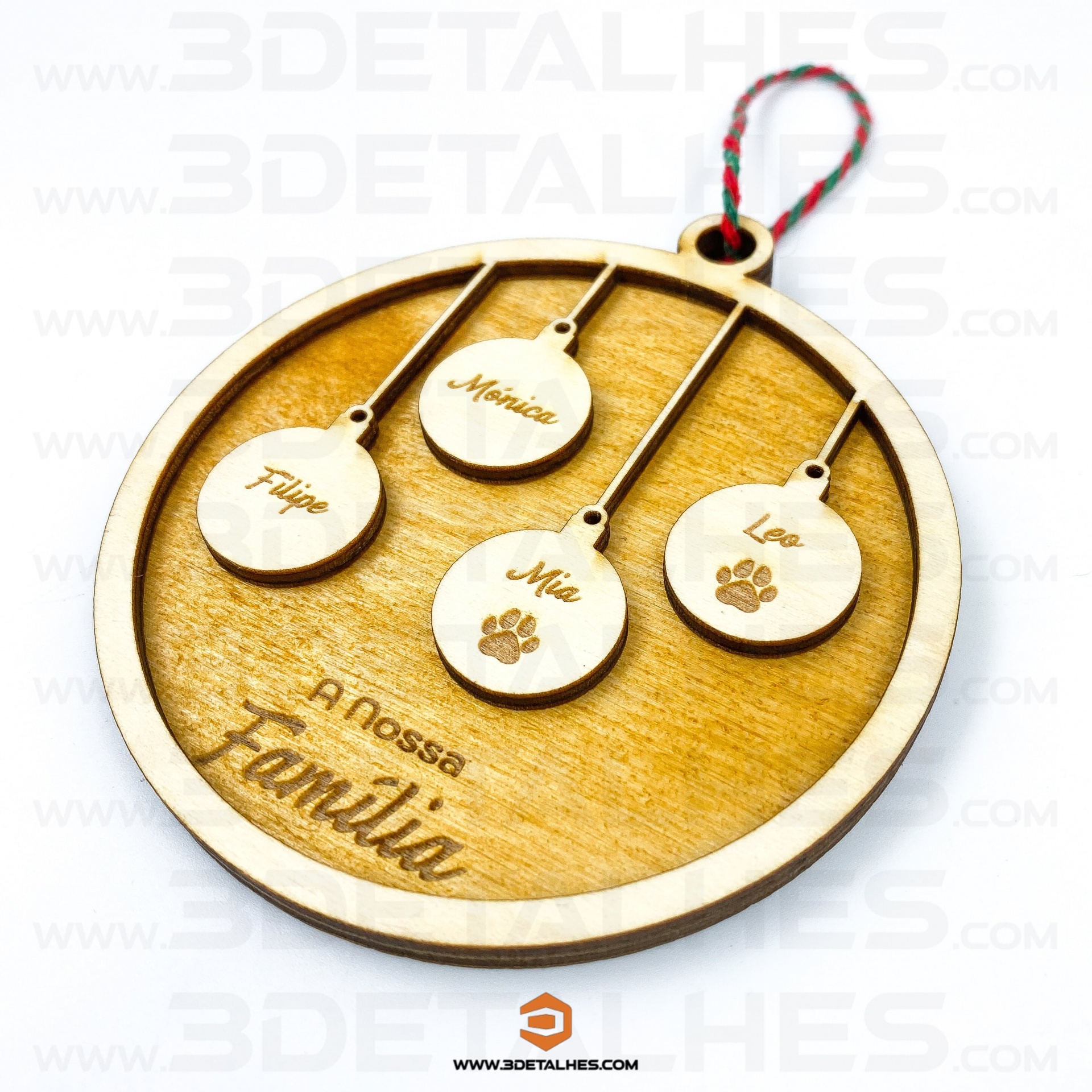 Bola de Natal - A Nossa Família