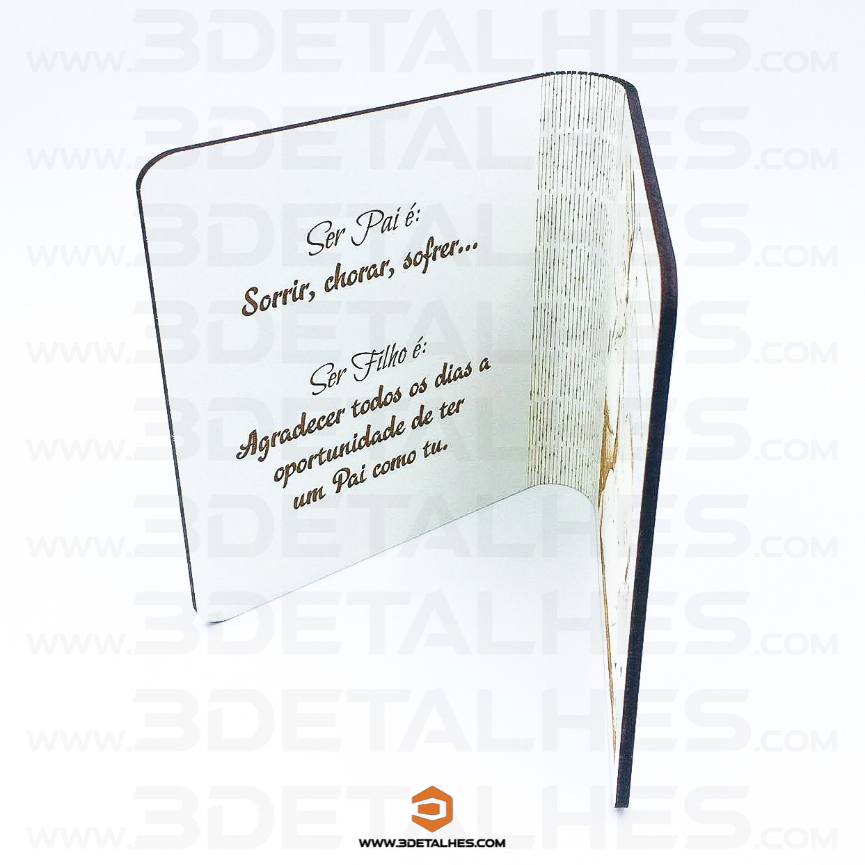 Livro com Mensagem e Foto