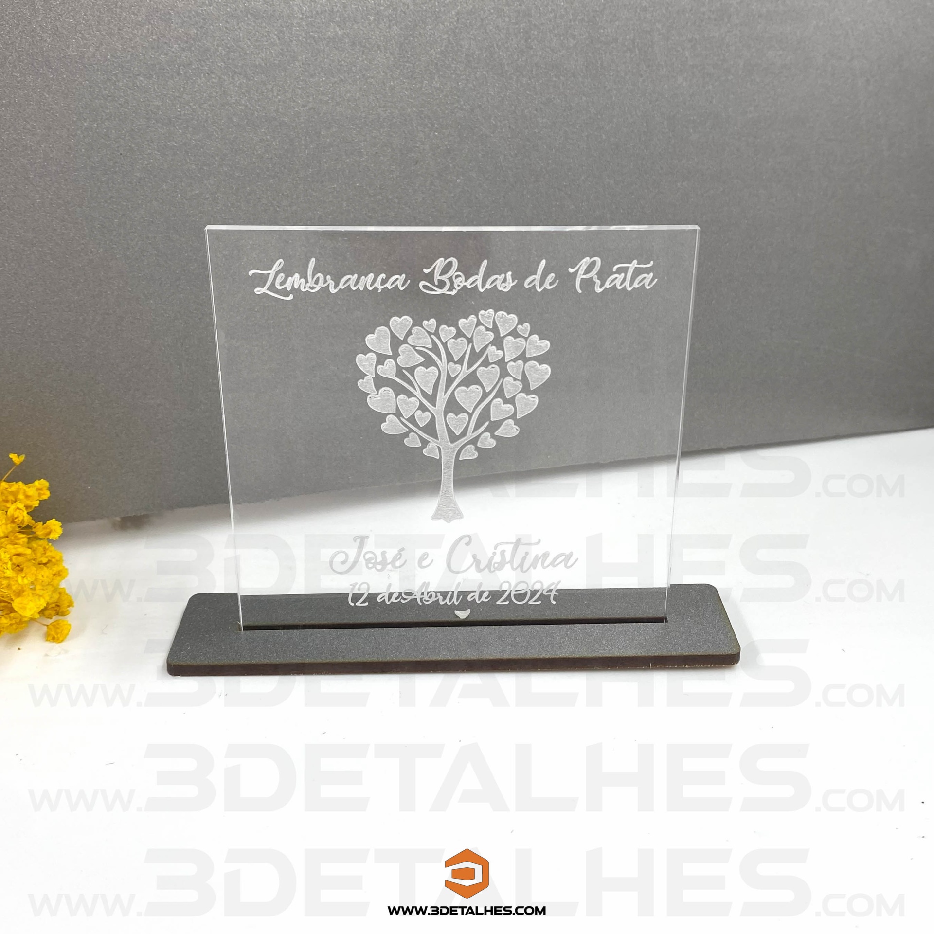 Lembrança Placa em Acrílico