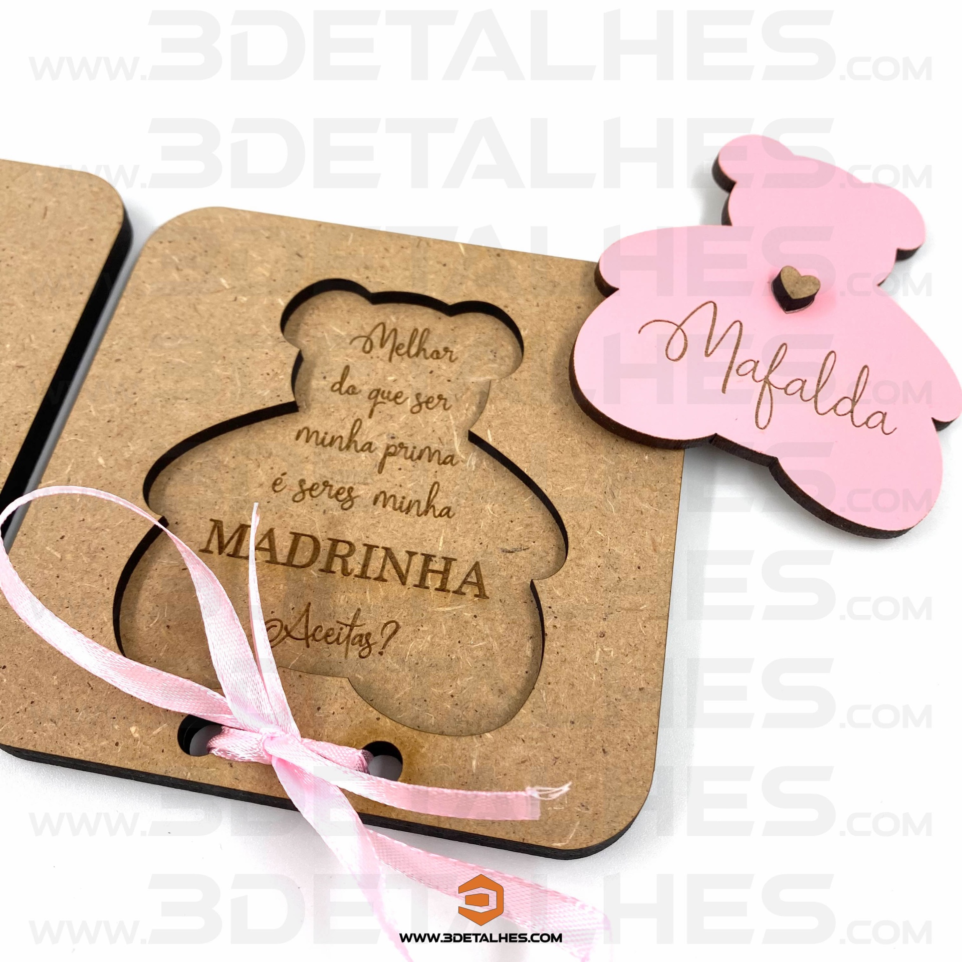 Convite/Lembrança Urso