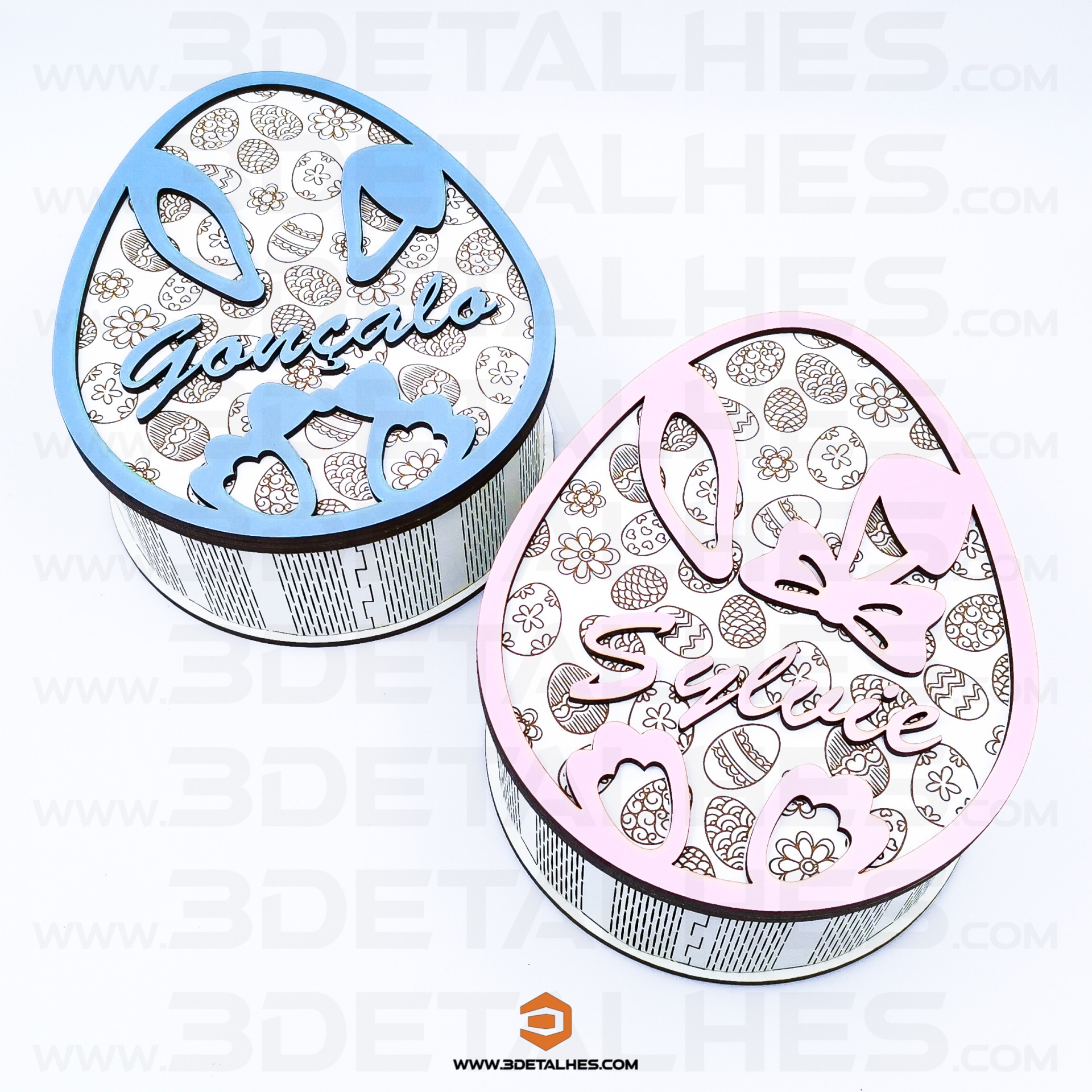 Caixa Ovo com Nome e Surpresa