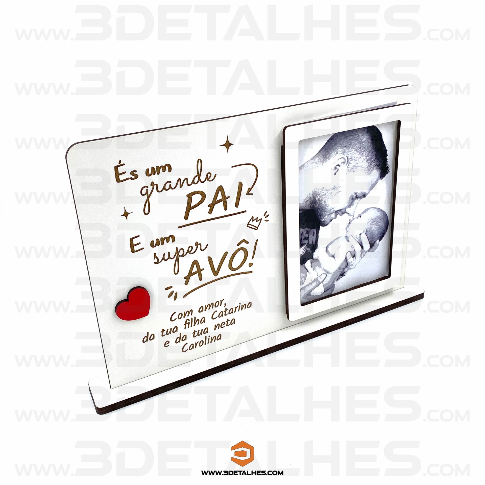Moldura "És um grande Pai e um Super Avô"