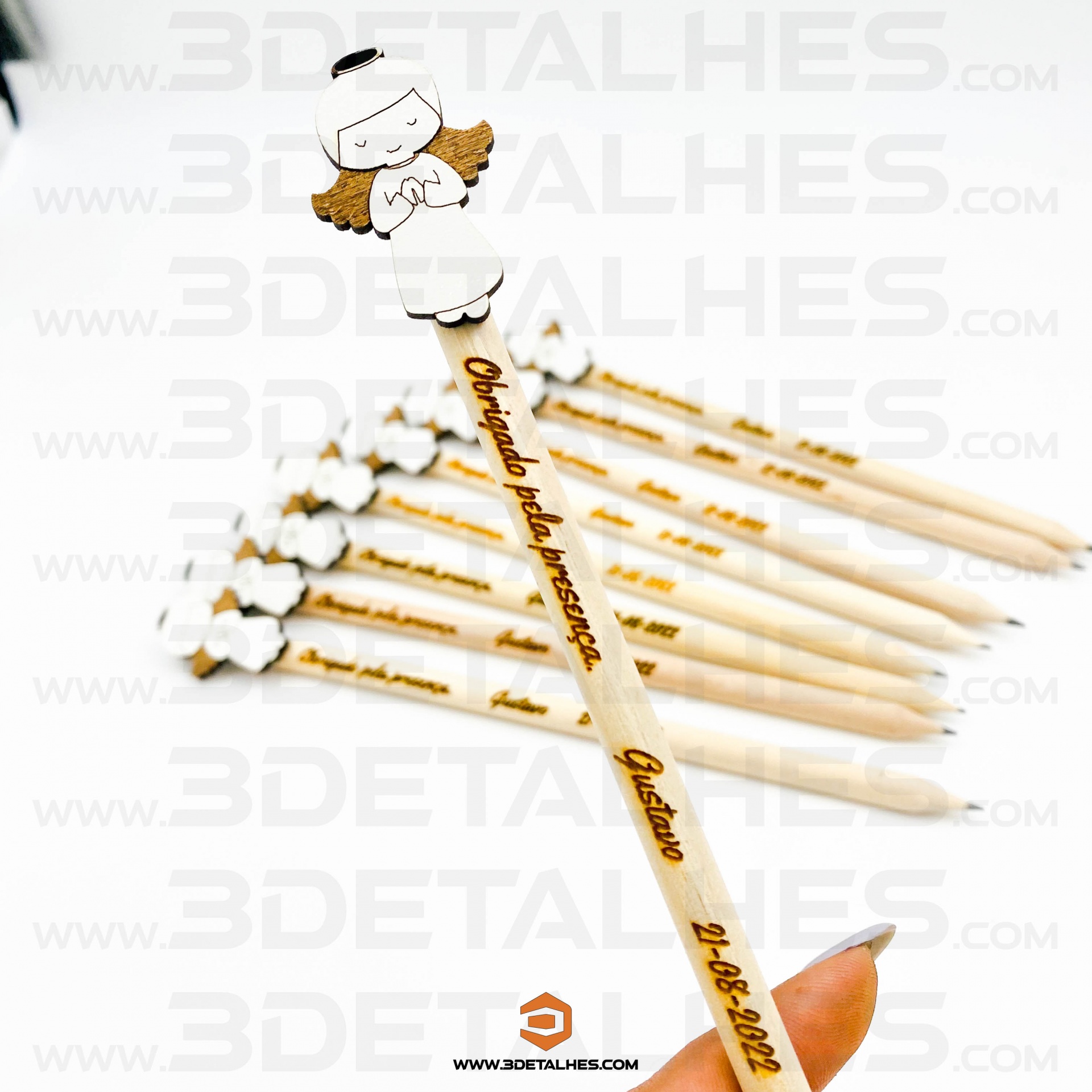 Lembrança Lápis com Aplique