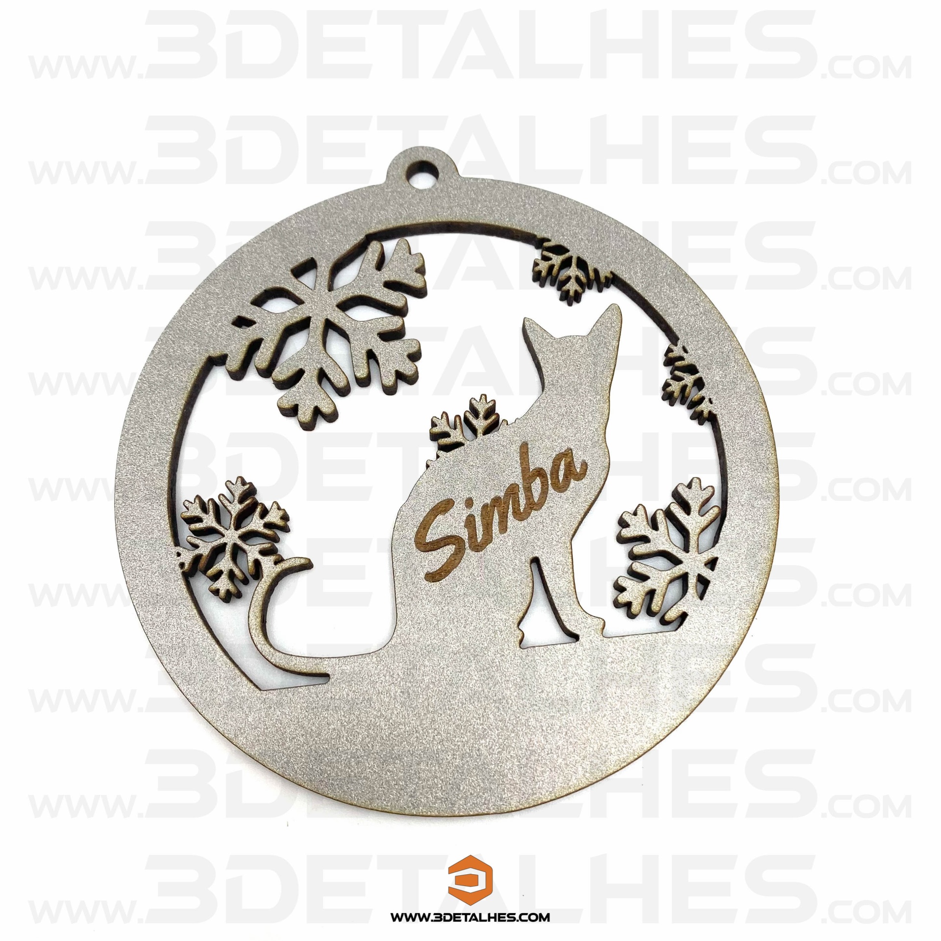 Bola de Natal - Gato