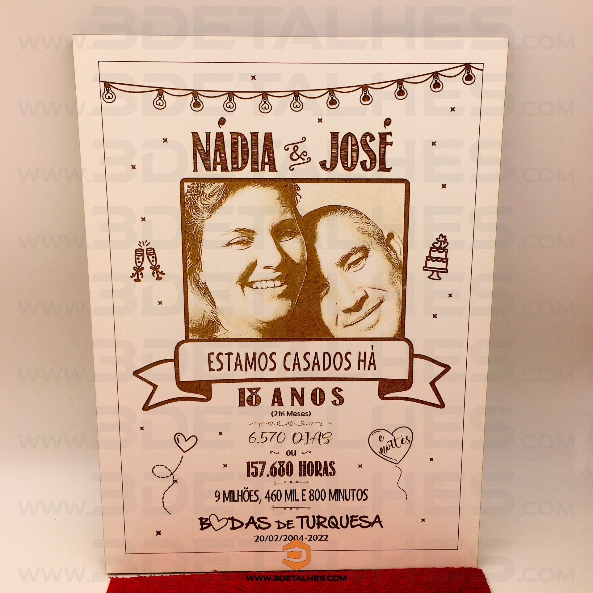 Quadro Bodas de Casamento