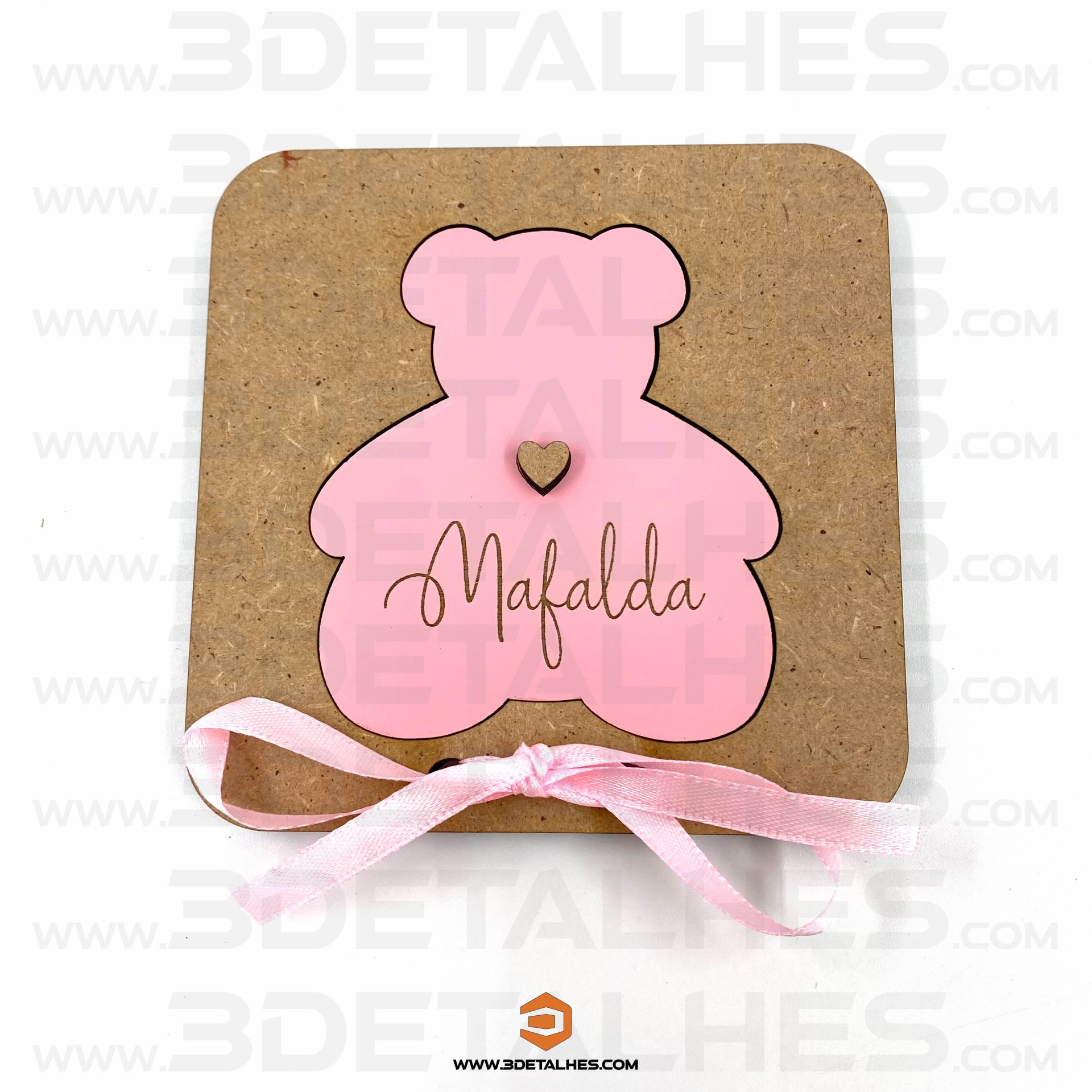 Convite/Lembrança Urso