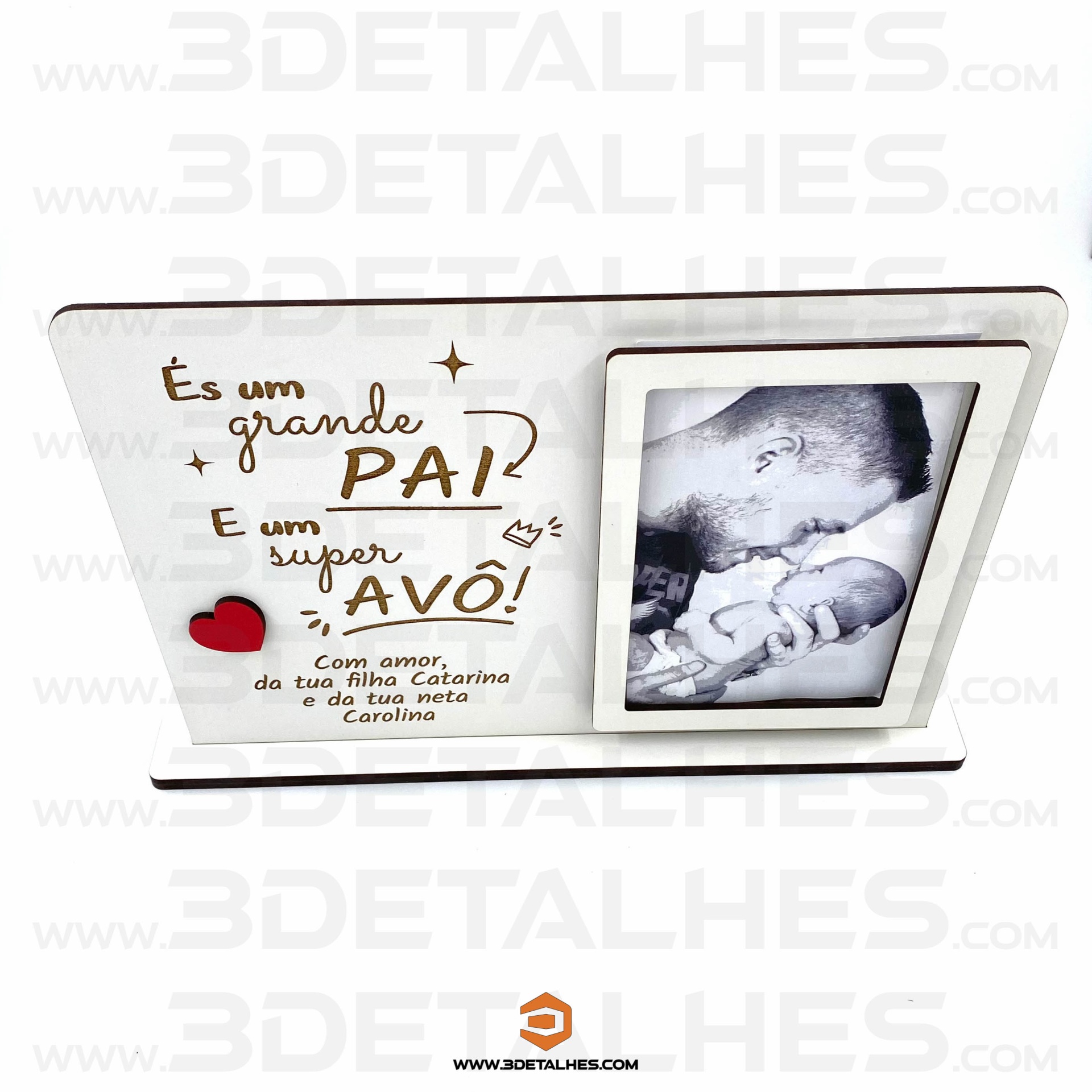 Moldura "És um grande Pai e um Super Avô"