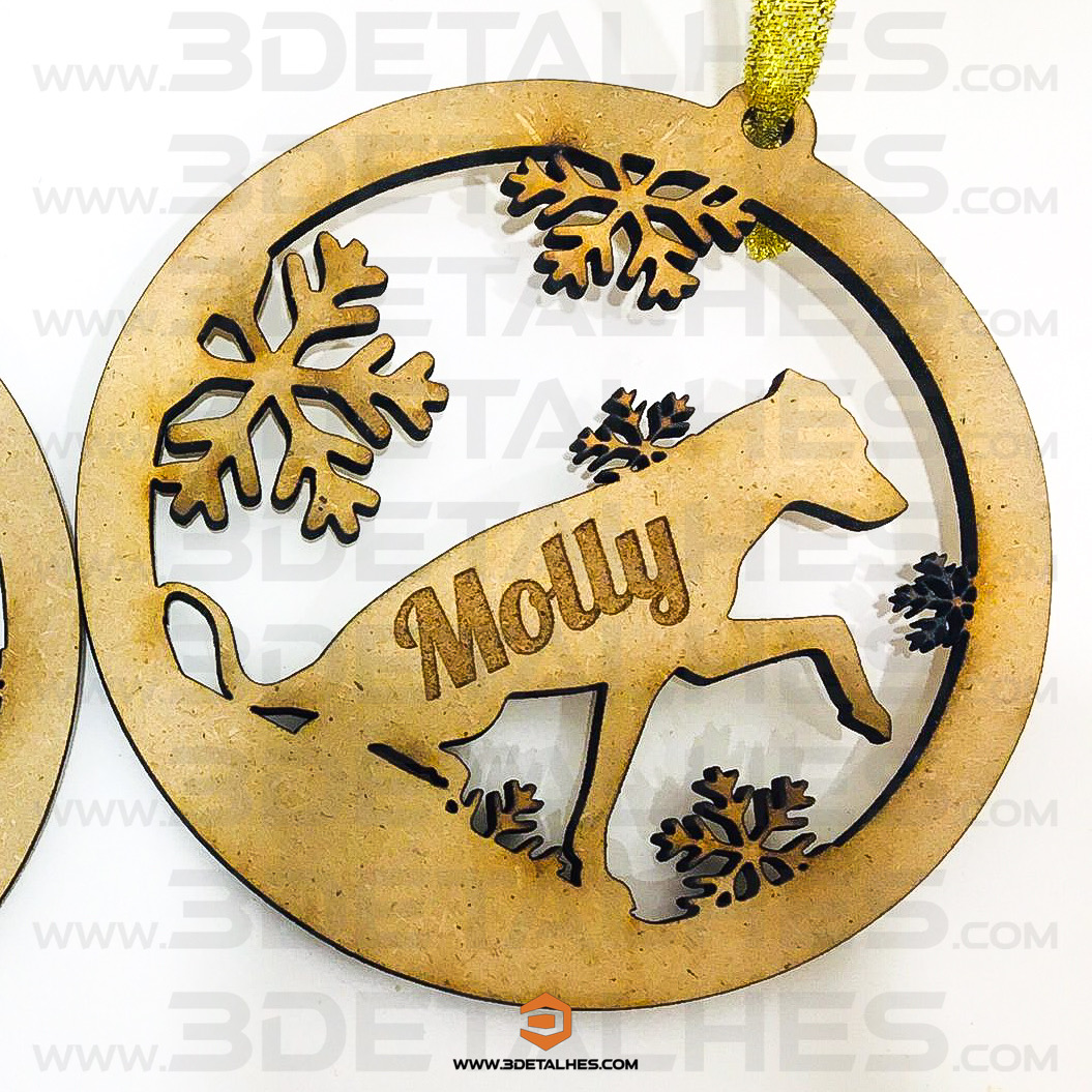 Bola de Natal - Cão